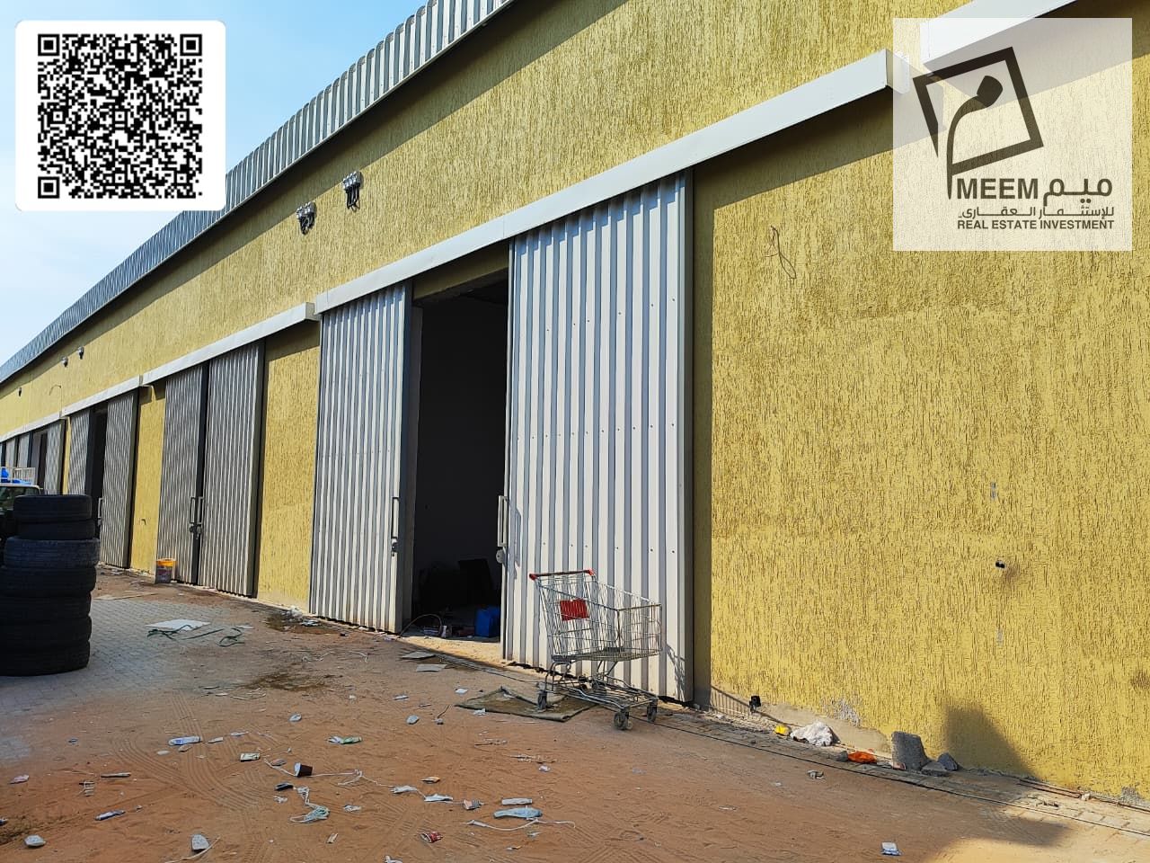 **Industrial Warehouse Complex for Rent – Net Areas from 5,500 to 60,000 sq. ft. (No Mezzanine) – Ajman Al Jurf Industrial 3** Located in one of the l