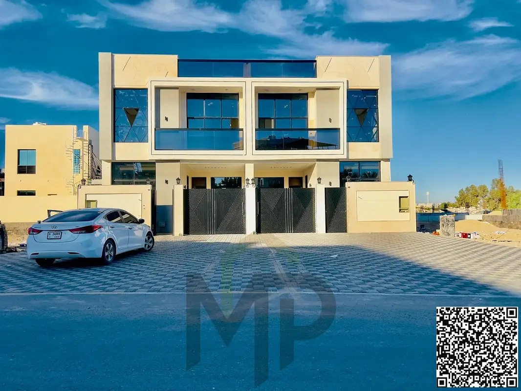 Villa for sale directly from the owner, super deluxe finishing, registration and ownership fees included. A fantastic investment opportunity in Ajman!