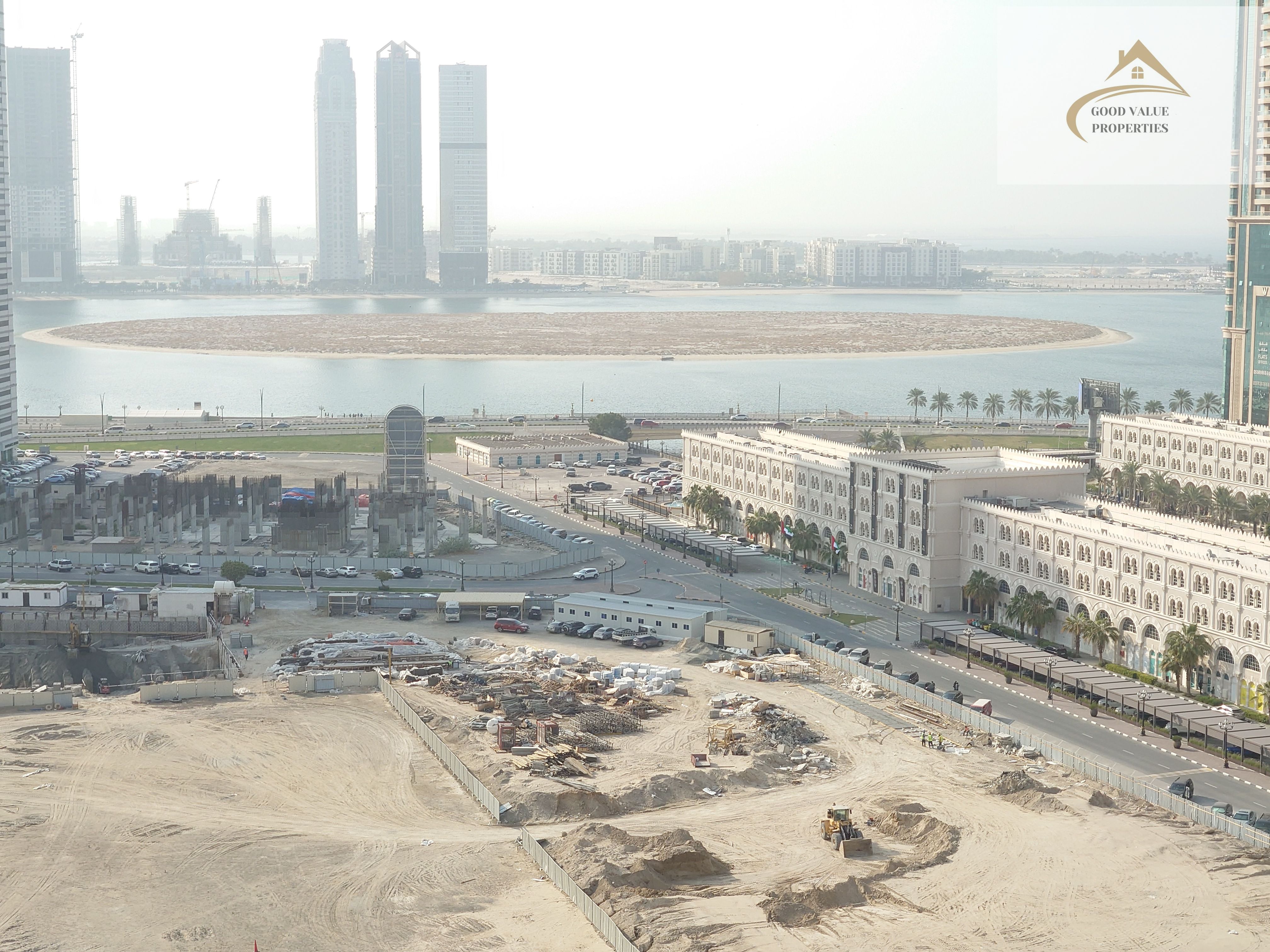 QASBA CANAL PARKING FREE LAHWISH 2 BHK JUST 47K OPEN VIEW NEAR DUBAI
