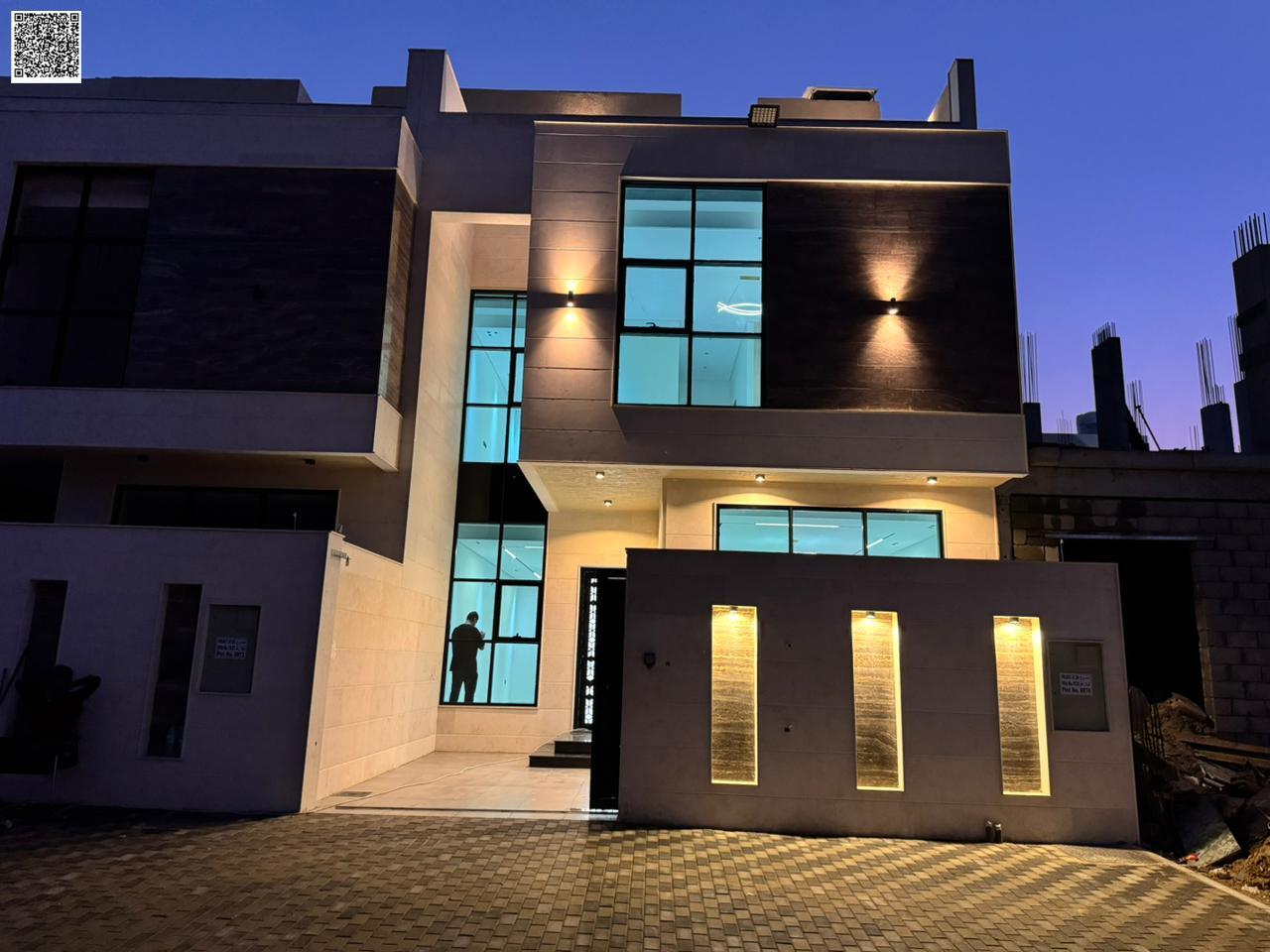 Villa with all registration and ownership fees included, ready to move in, in one of Ajman's most prestigious areas, freehold ownership.