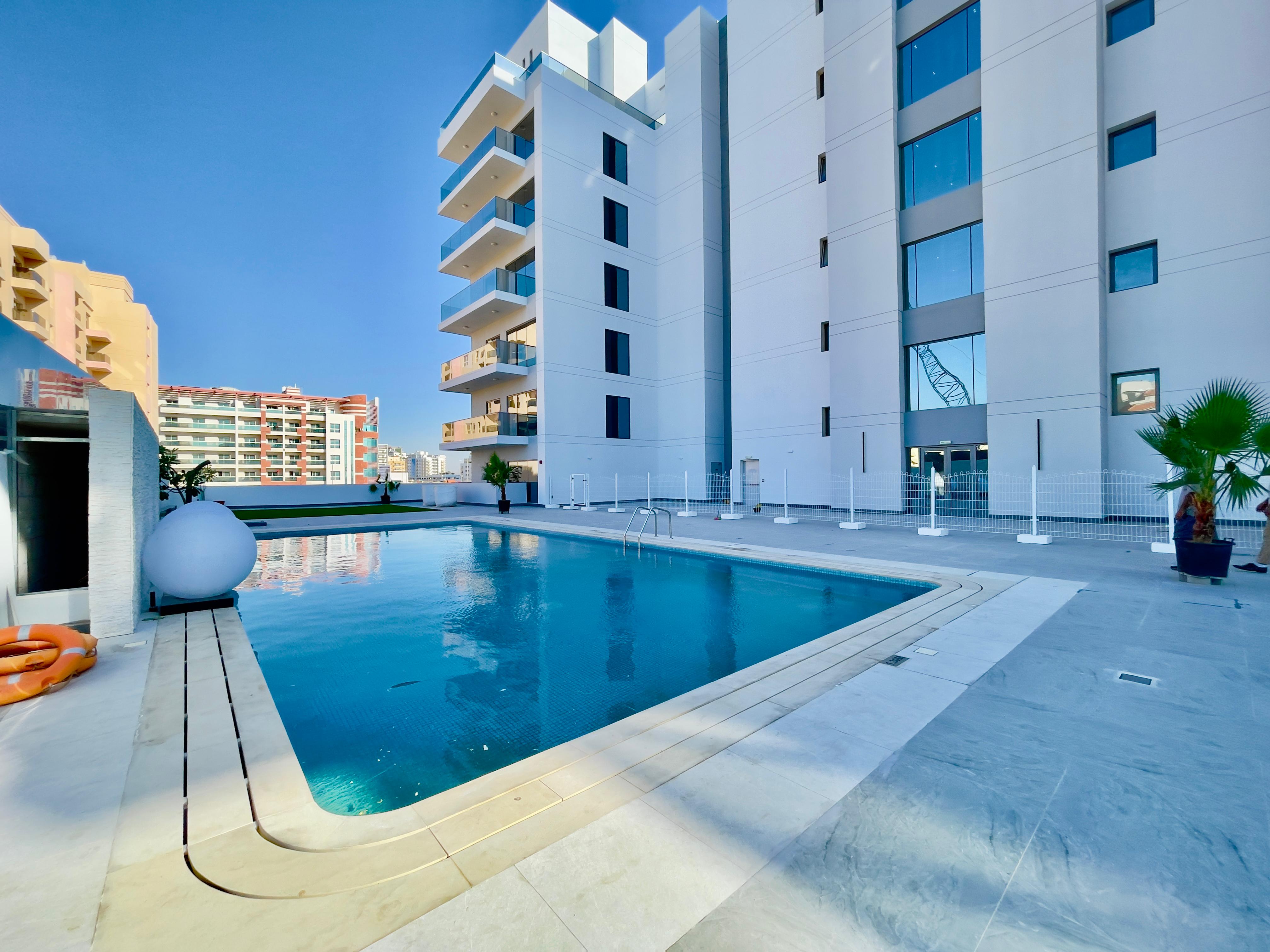 2bhk Brand New Building With Gym, Pool Inside Parking in just 85k with 4 cheques available