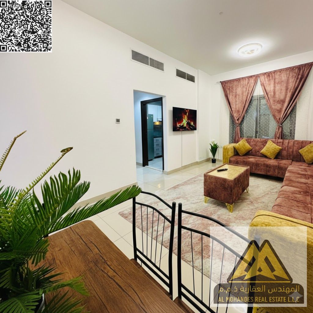 Prime location near Kuwait Street | Easy access to Dubai and Sharjah | Brand new furnishings, 2 bathrooms, balcony, central air conditioning