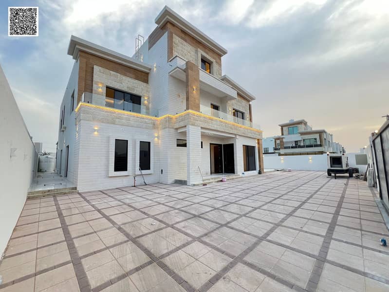 Luxury "Corner" Mansion for sale in Al Yasmin, Ajman – 8000 sq ft with private pool