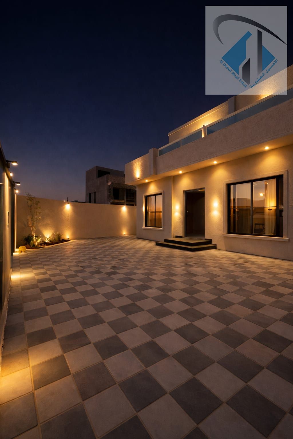 New villa, excellent price, all fees included, large outdoor parking, spacious yard