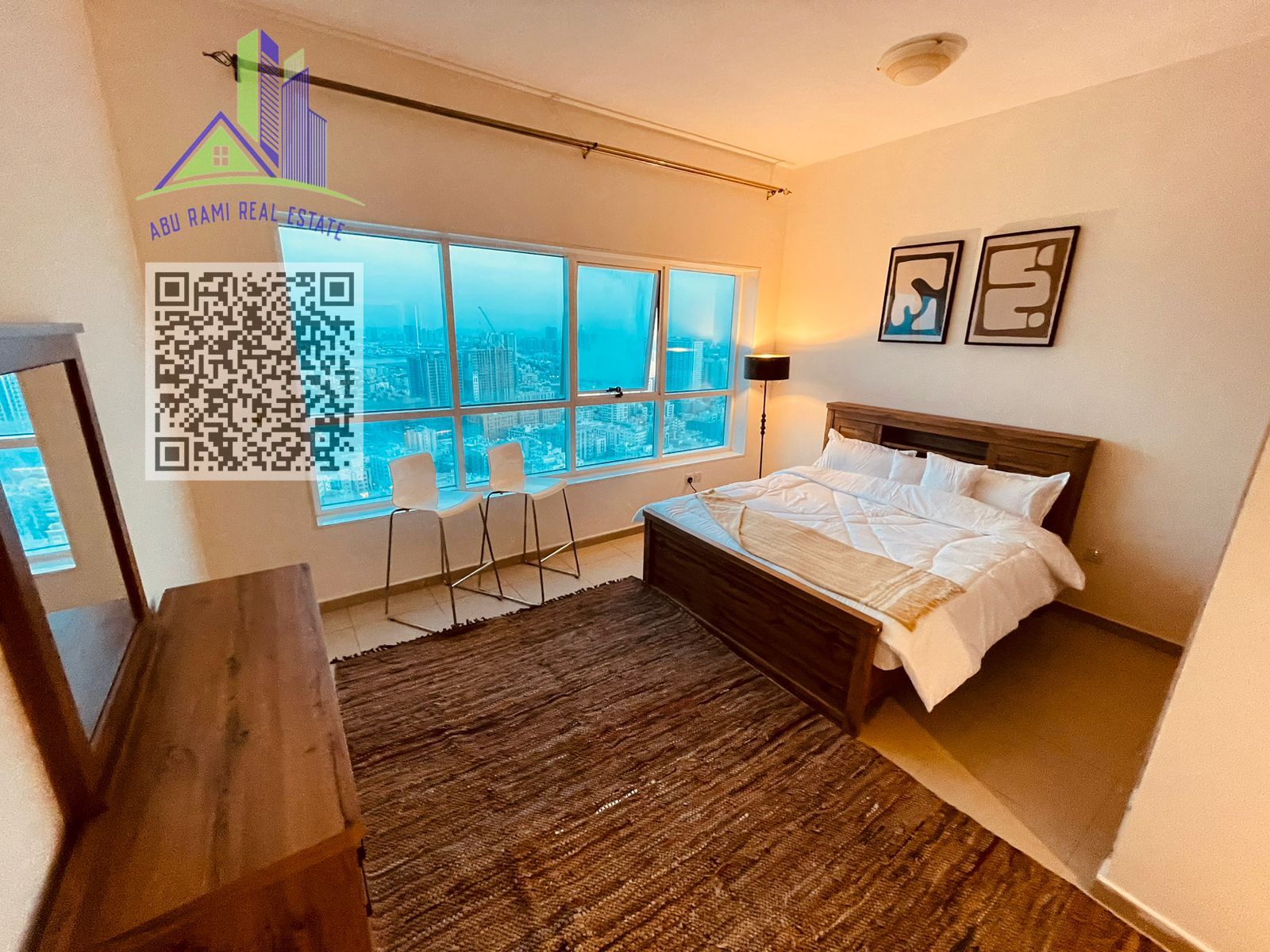 3bedroom for rent in Ajman Corniche panoramic view / with a maid room