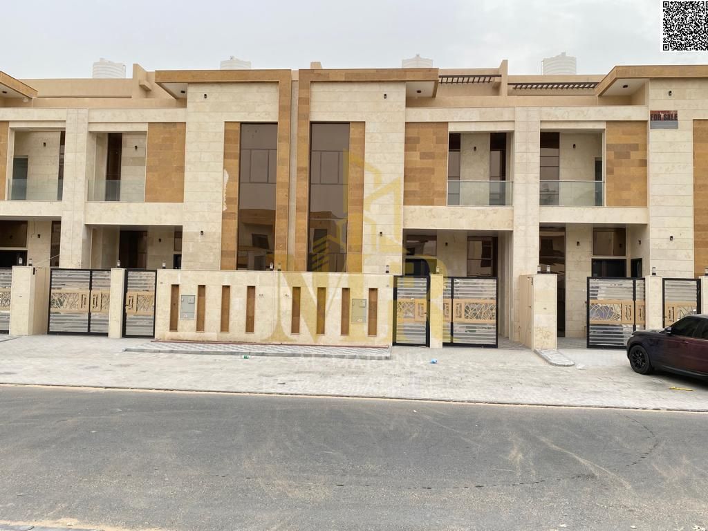 Modern villa, two floors and a roof. Own your dream villa in one of Ajman's most prestigious areas at an attractive price and with luxurious finishes.