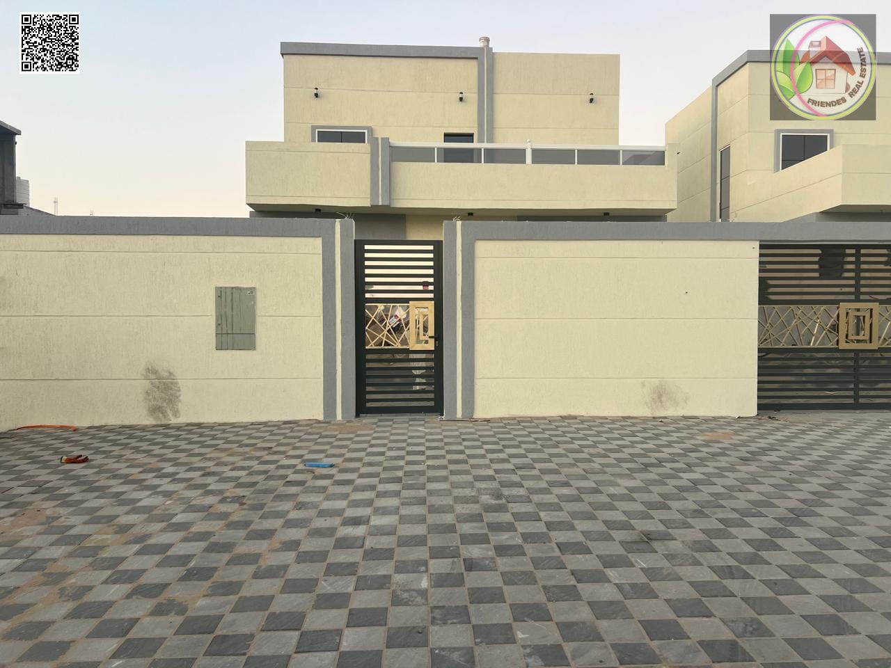 For rent: Modern villa in Al Zahia area, first occupancy, detached villa, in one of the best residential locations, stunning design, spacious areas, o