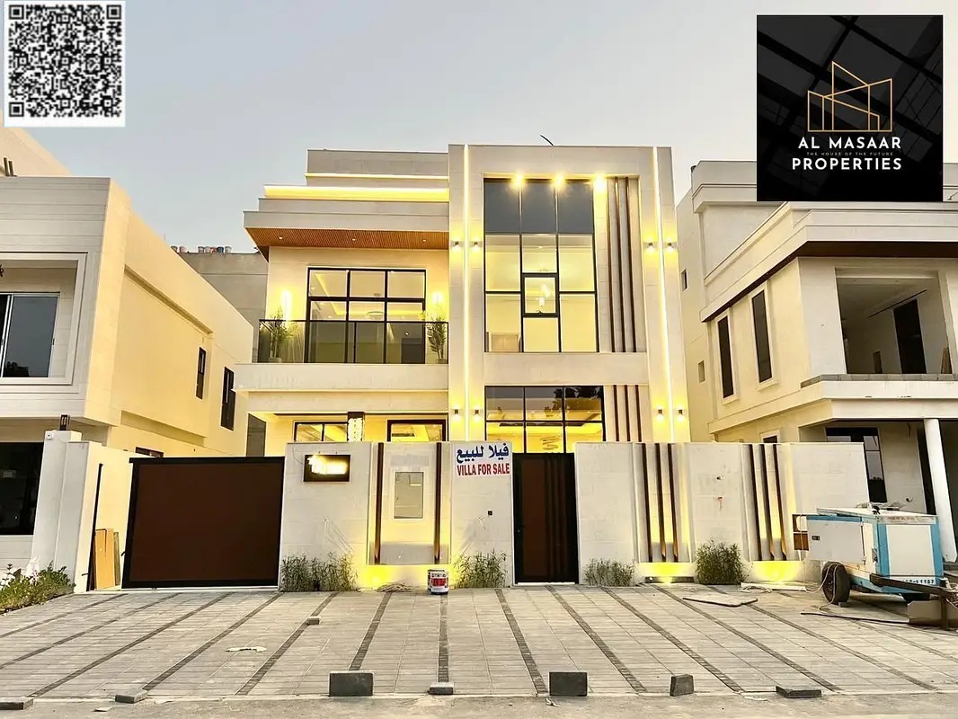 New villa for sale, including registration and ownership fees, air conditioning, electricity, and water. Freehold ownership and easy bank financing av