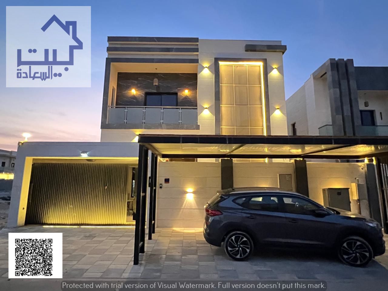 For Rent: Modern villa in Al Bahia area, first occupancy, fully furnished, detached villa, in one of the best residential locations, stunning design,