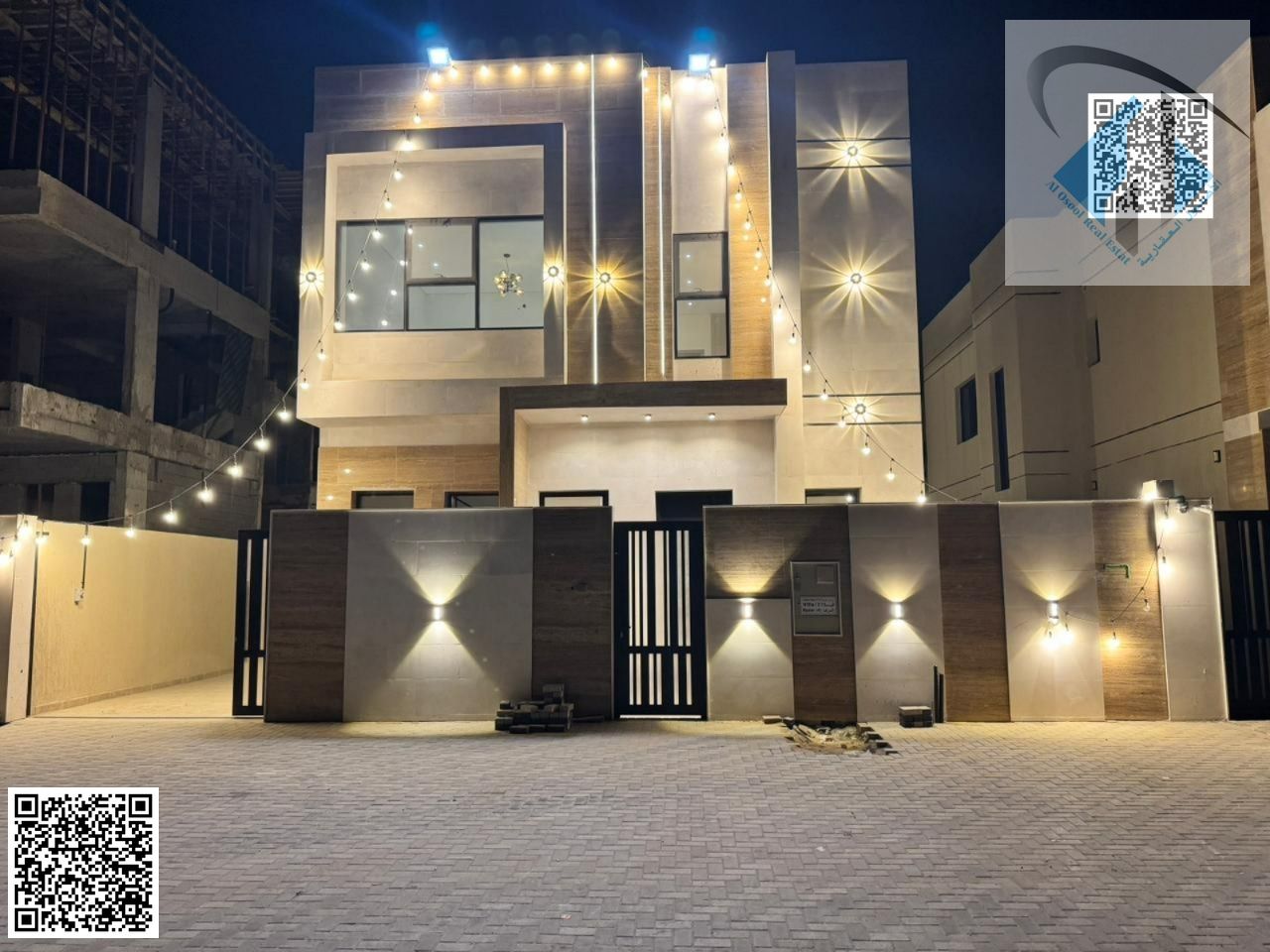 Villa for sale, freehold, open to all nationalities, registration and ownership fees included, modern design, close to all services.