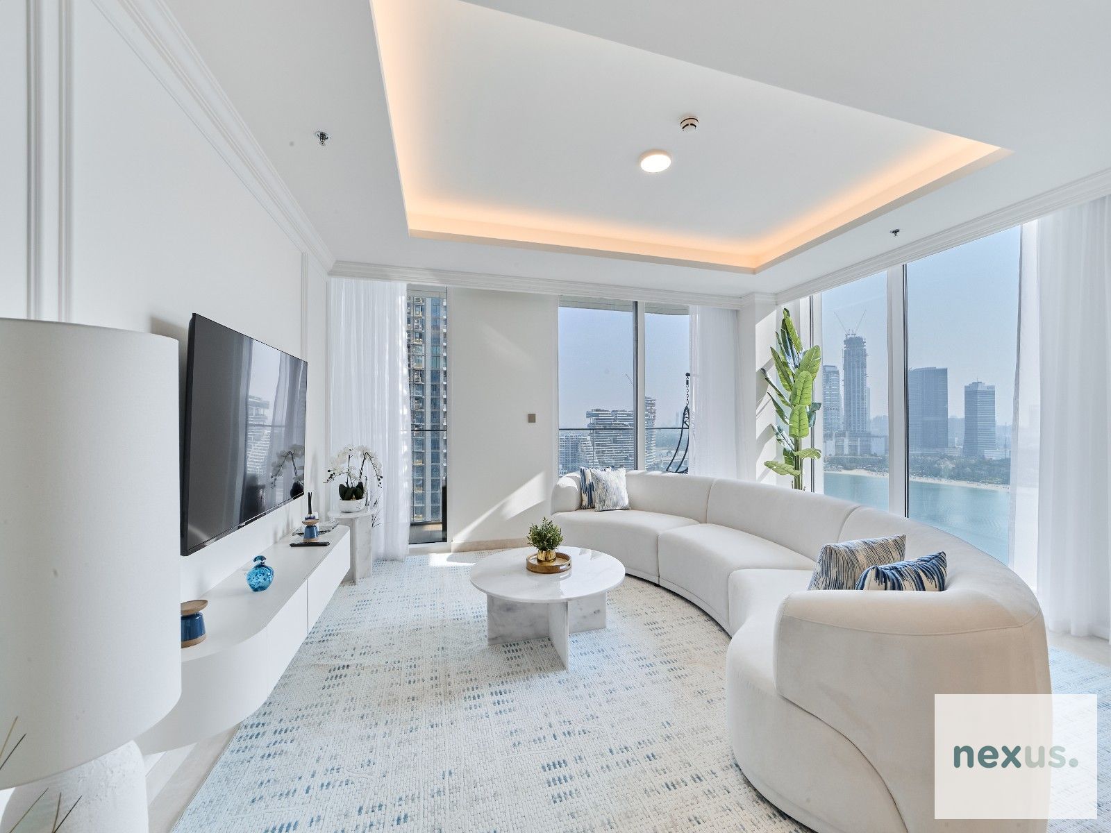 2BR at Palace Beach Residence | Marina & Sea Views | Beach Access