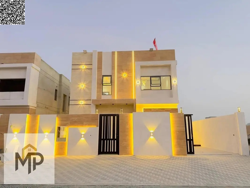 A modern luxury two-story villa, including registration and ownership fees, luxury finishes, and freehold ownership for all nationalities.