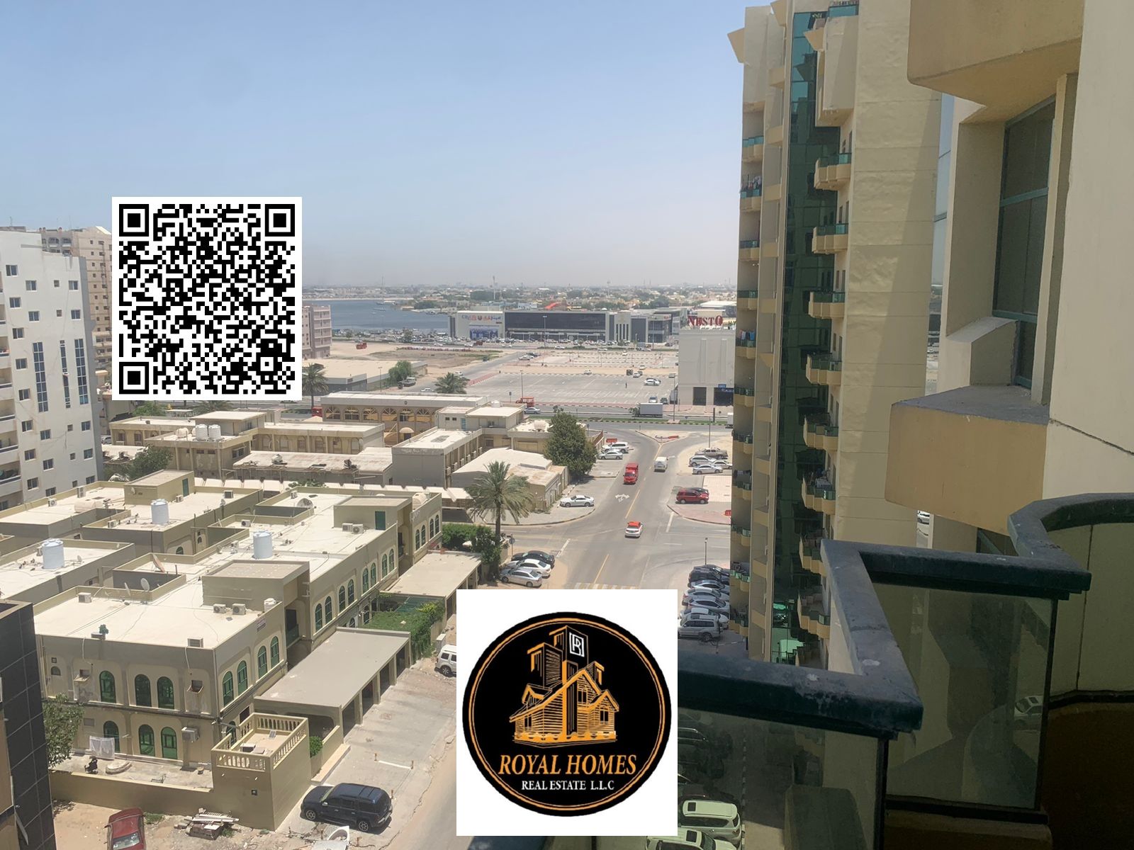Hot Offer Cheapest Price One Bedroom Vacant 1BHK Full Open & City View Empty For Sale, Bigger Size & Cheapest in Price At Prime Location of Rashidiya Towers