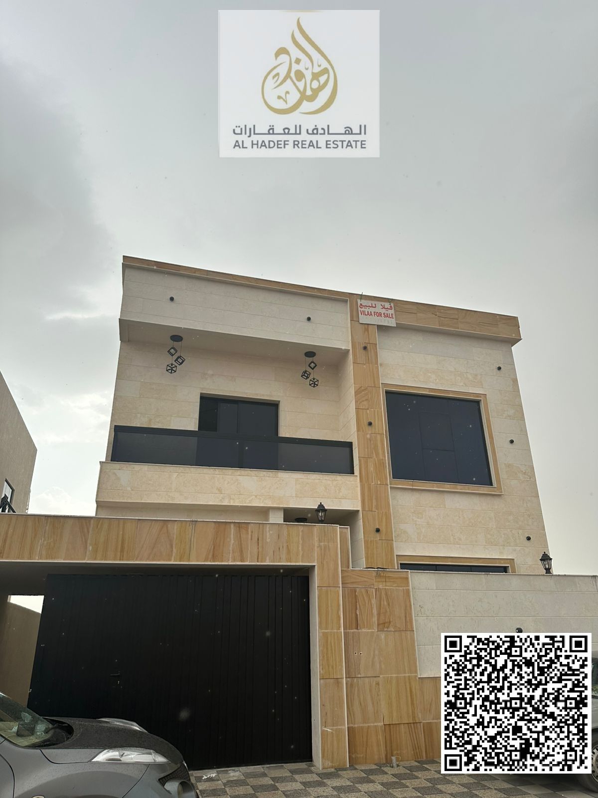 Freehold for all nationalities Villa for sale in Ajman Location: Al Heliopolis, Ajman Two-story villa 5 master bedrooms + living room and majlis Maid'