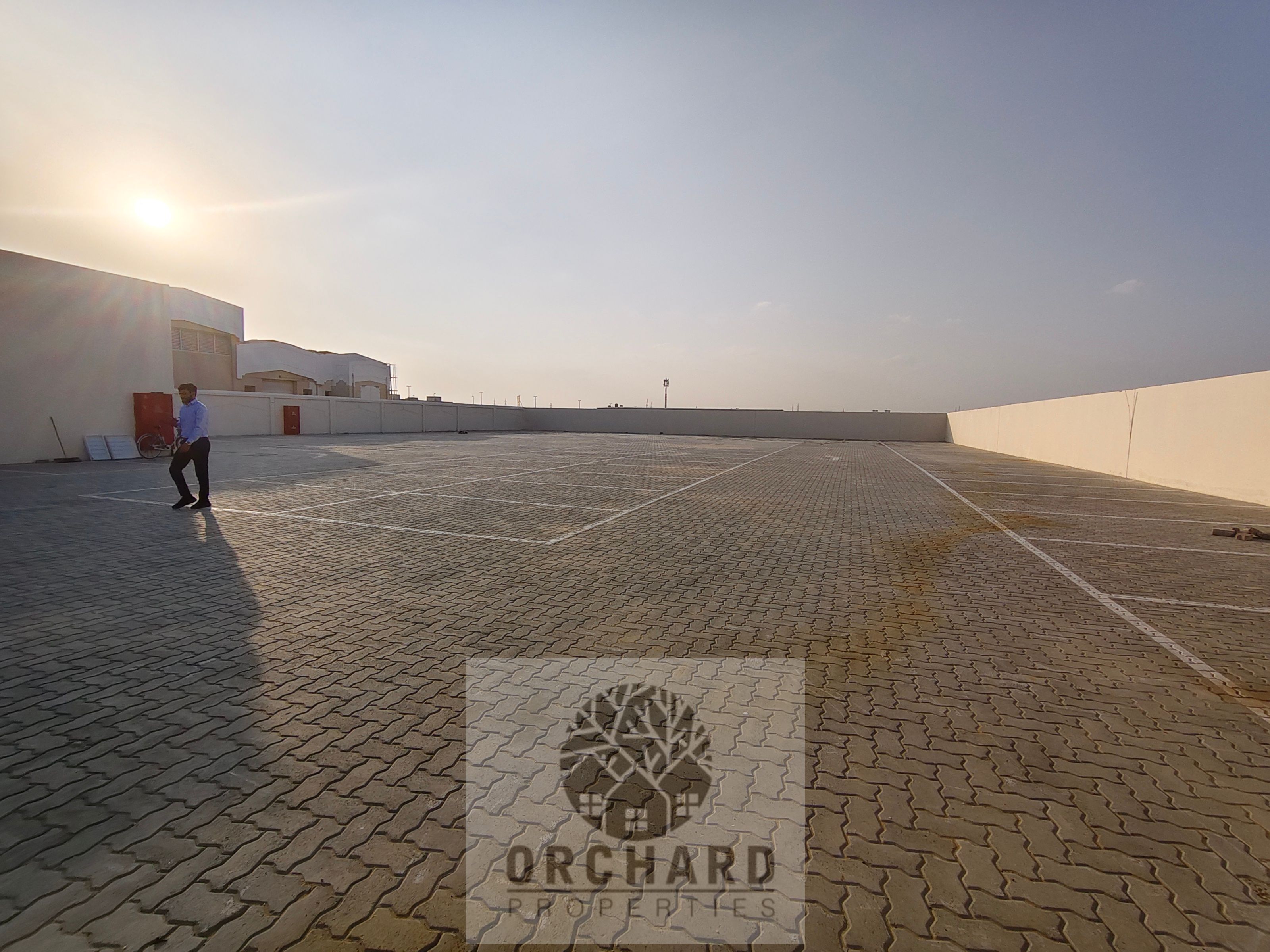 Direct Road facing open land with interlock 23000 sqft rent 340k