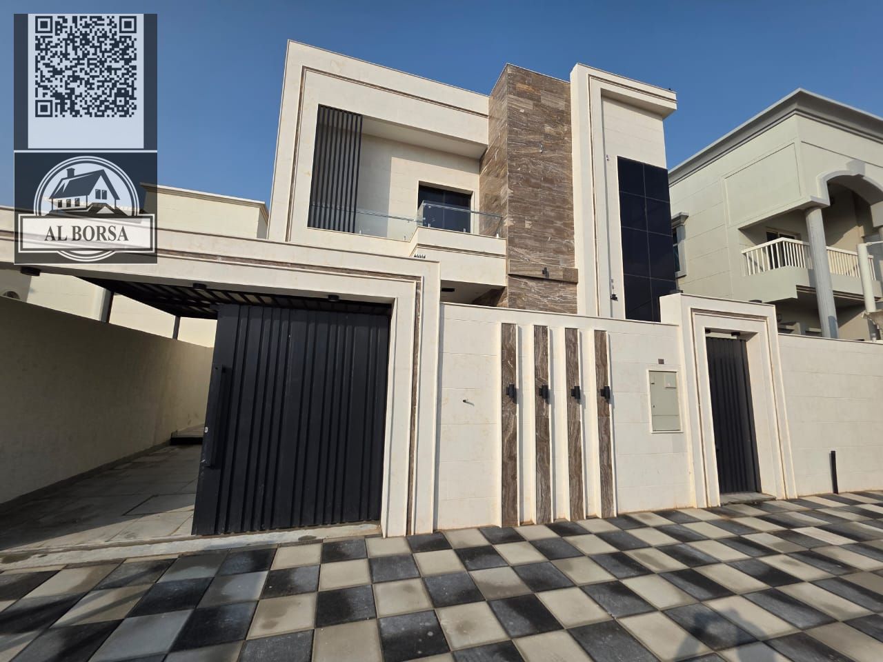 For rent: Villa in Al Yasmin, Ajman. 3 master bedrooms + living room + majlis + luxury kitchen + maid's room. Ready to move in immediately.