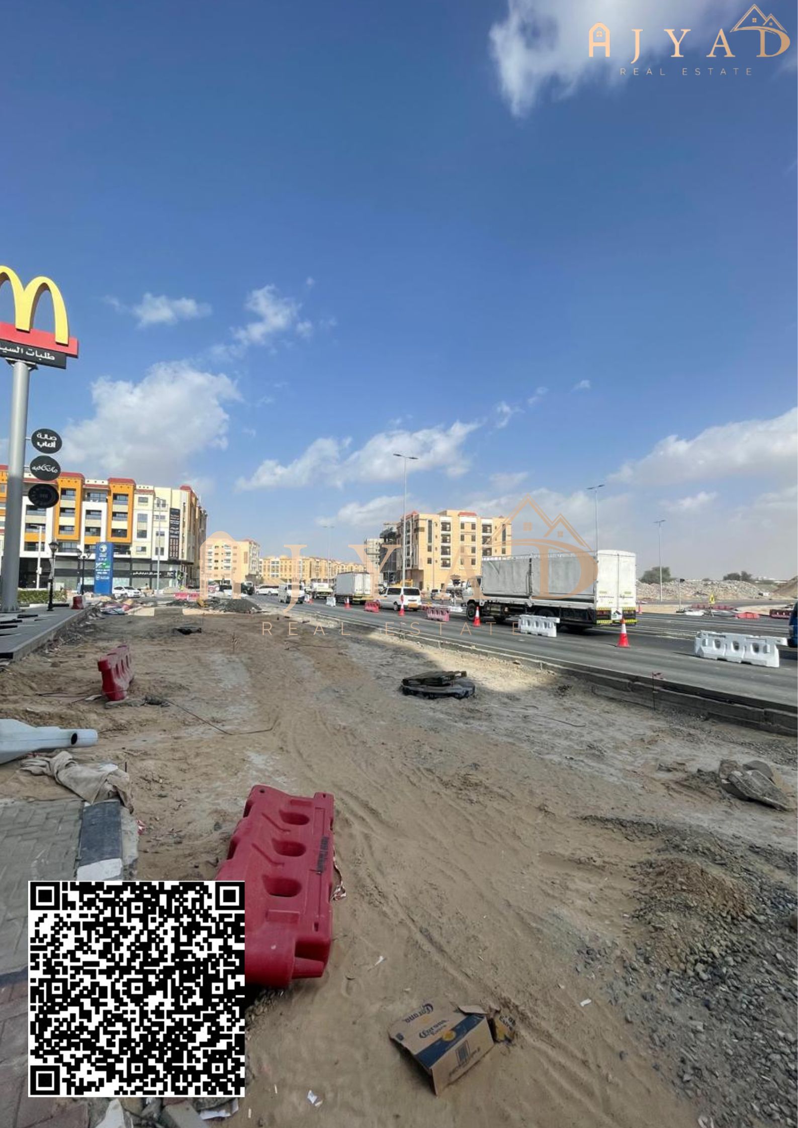 Prime G+4 Plot on Main Road | Academy Street, Al Muwaihat 3