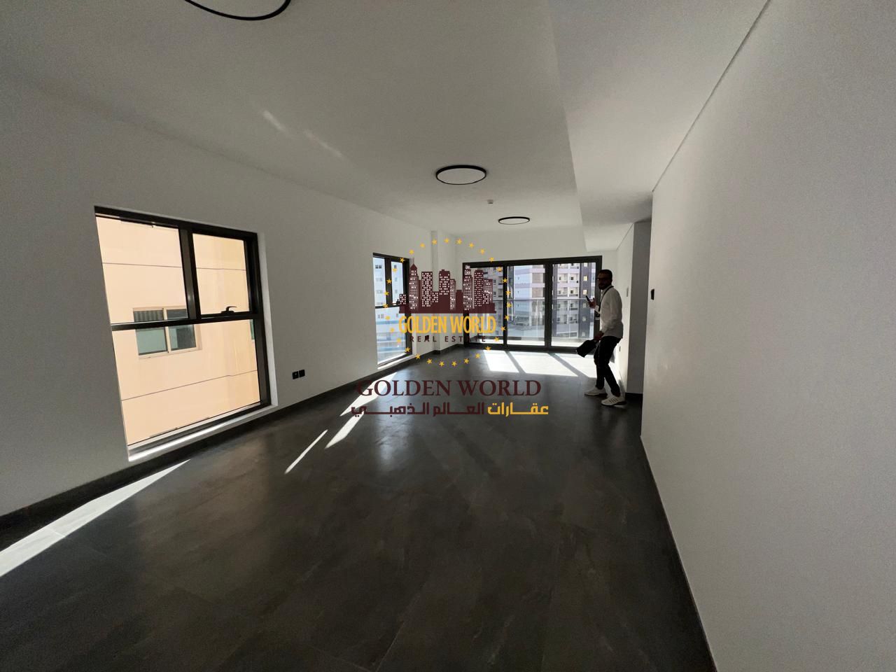 Brand new 3BR apartment in Al Majaz 3, super deluxe finishing, master bedroom, maid’s master room, terrace balcony, city view, gym and pool.