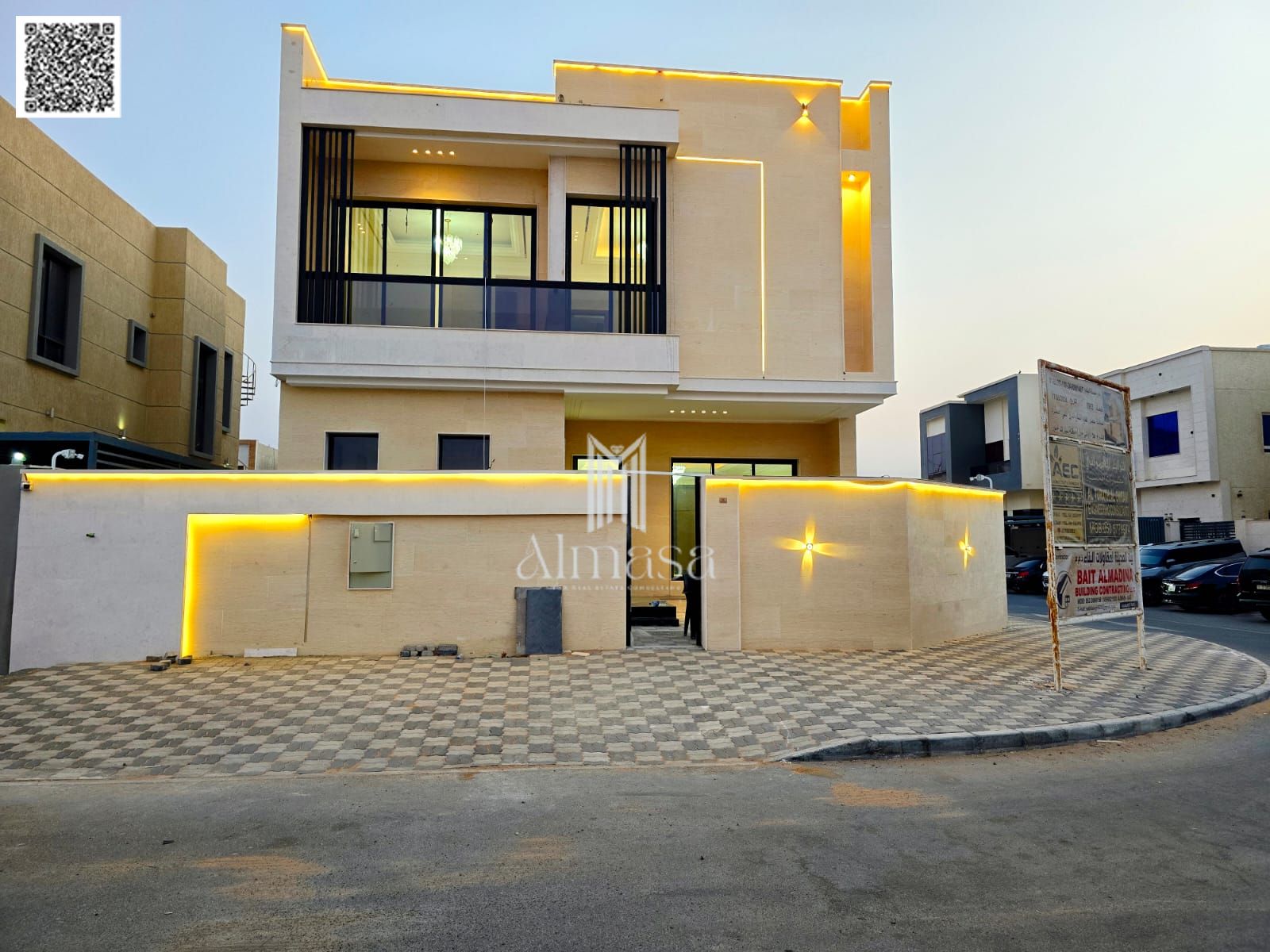 Corner Villa for Sale in Al Alia – Ajman | 4 Master Bedrooms | 2-Street Corner Plot | 3,300 Sq. Ft | AED 1,630,000 Only | Price Negotiable