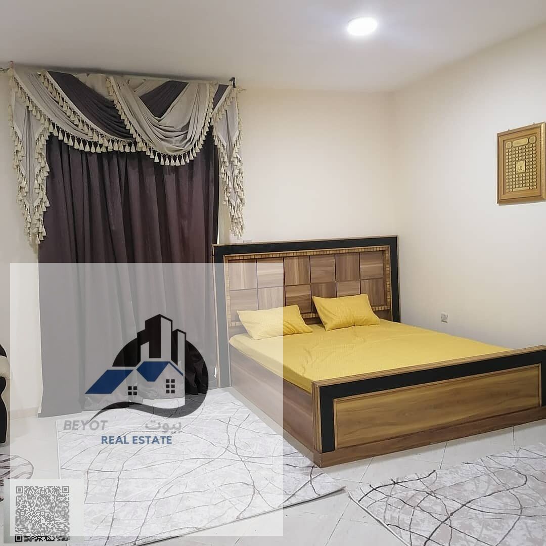 Furnished studio apartment for monthly rent in Ajman, King Faisal Street