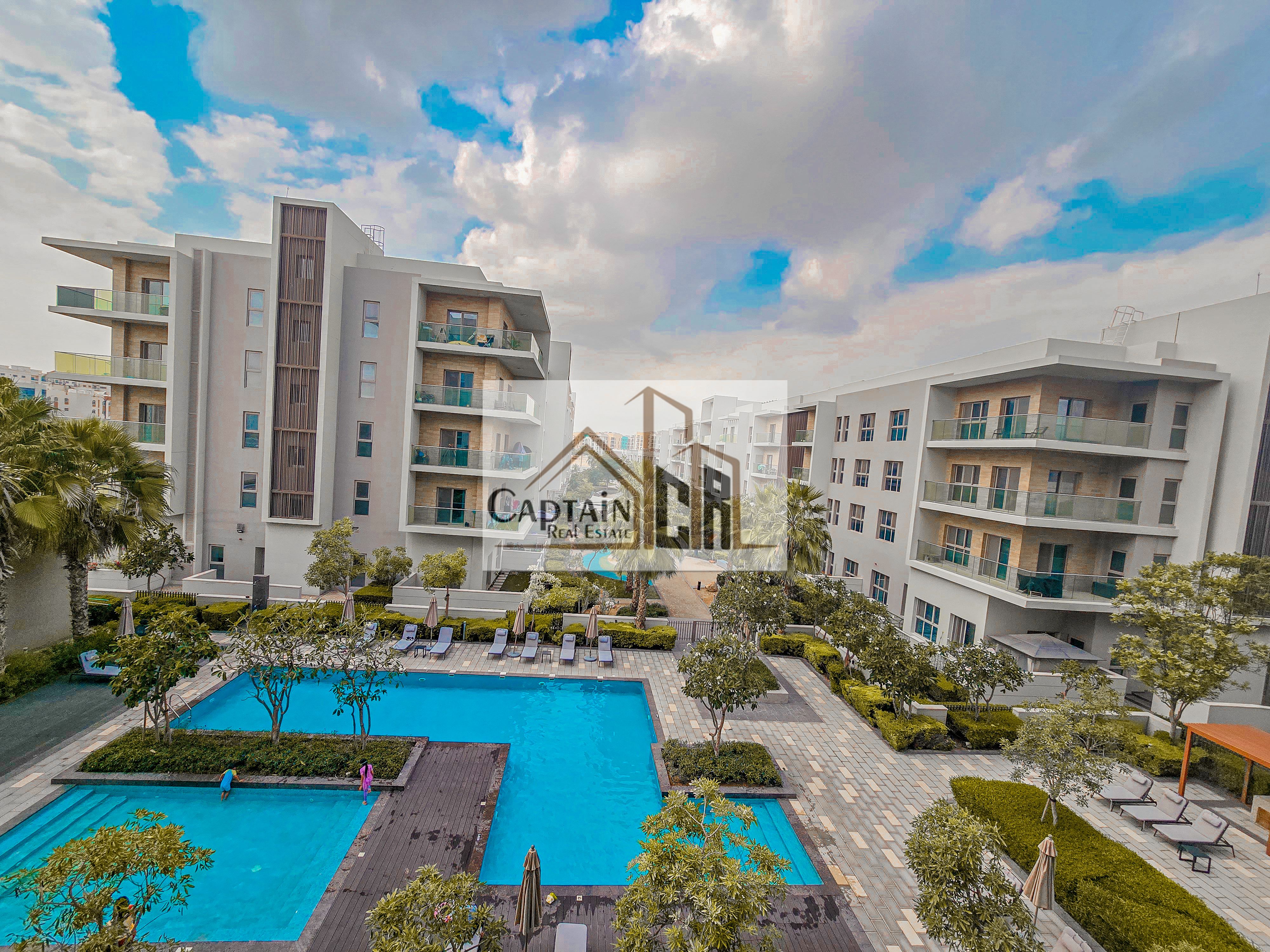 Poolfront Living Redefined | Elegant 2BHK Apartment for Rent in Zahia Garden