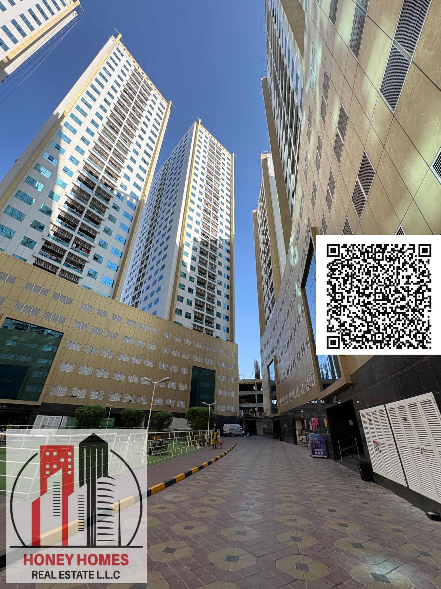 READY TO MOVE STUDIO APARTMENT FOR RENT IN PEARL TOWER WITH COVERED PARKING 21K AED ONLY