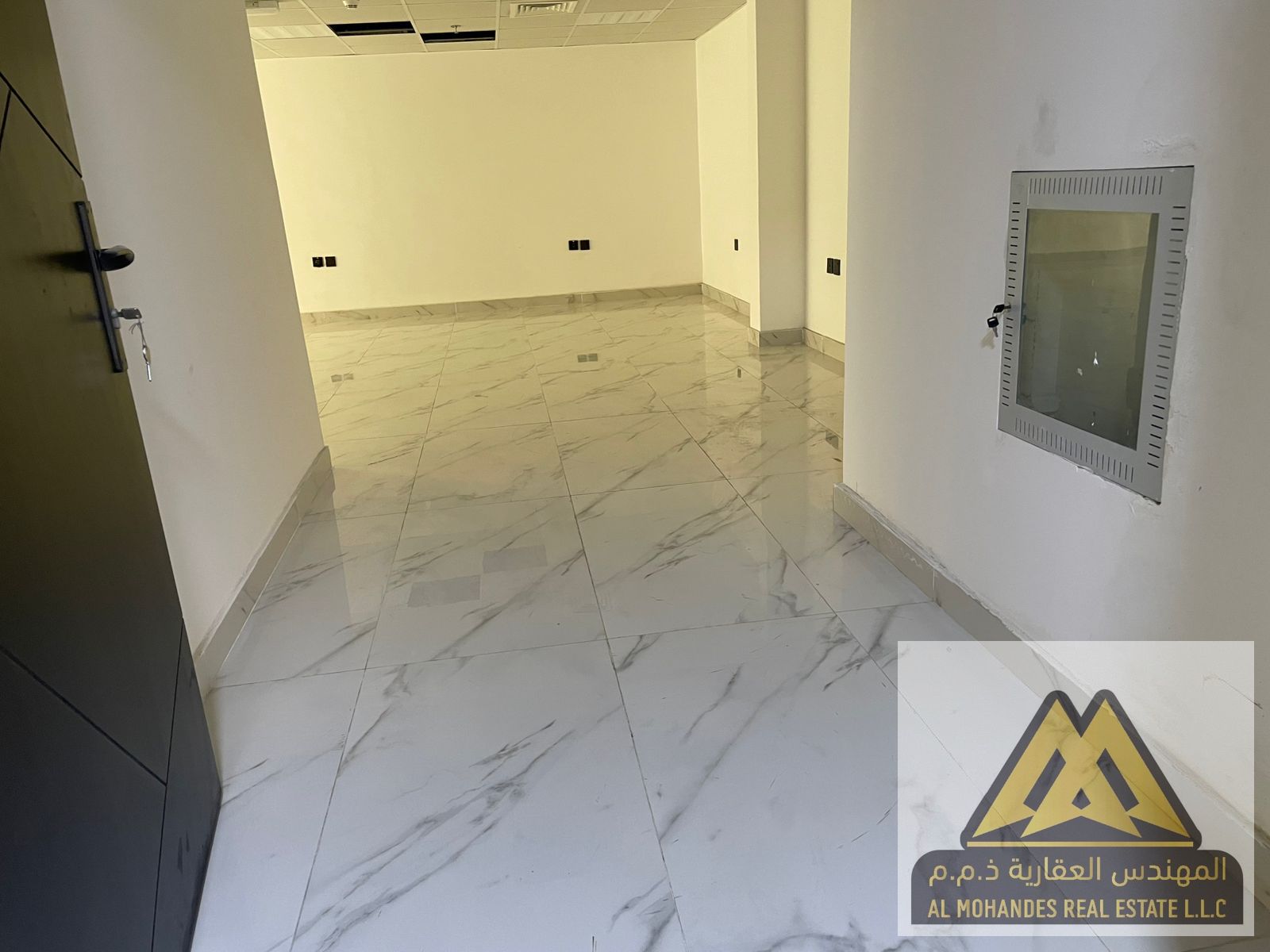 Prime location | Good space | High-quality finishing | Central AC | Private bathroom inside the office