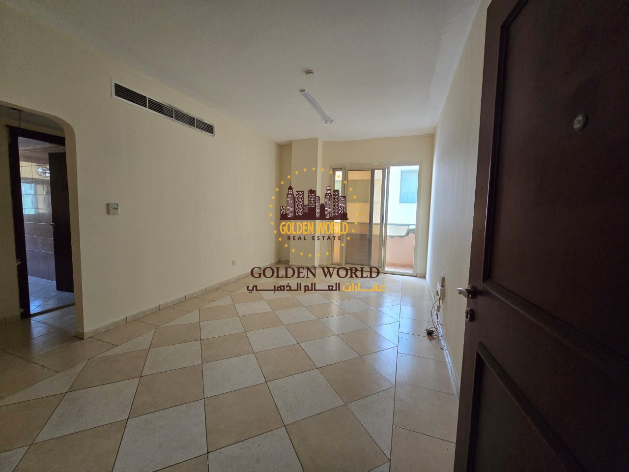 Spacious 1BR apartment with balcony in Al Qasimia Al Nad, fully open and bright unit, one bathroom, great value. Rent only AED 30K.