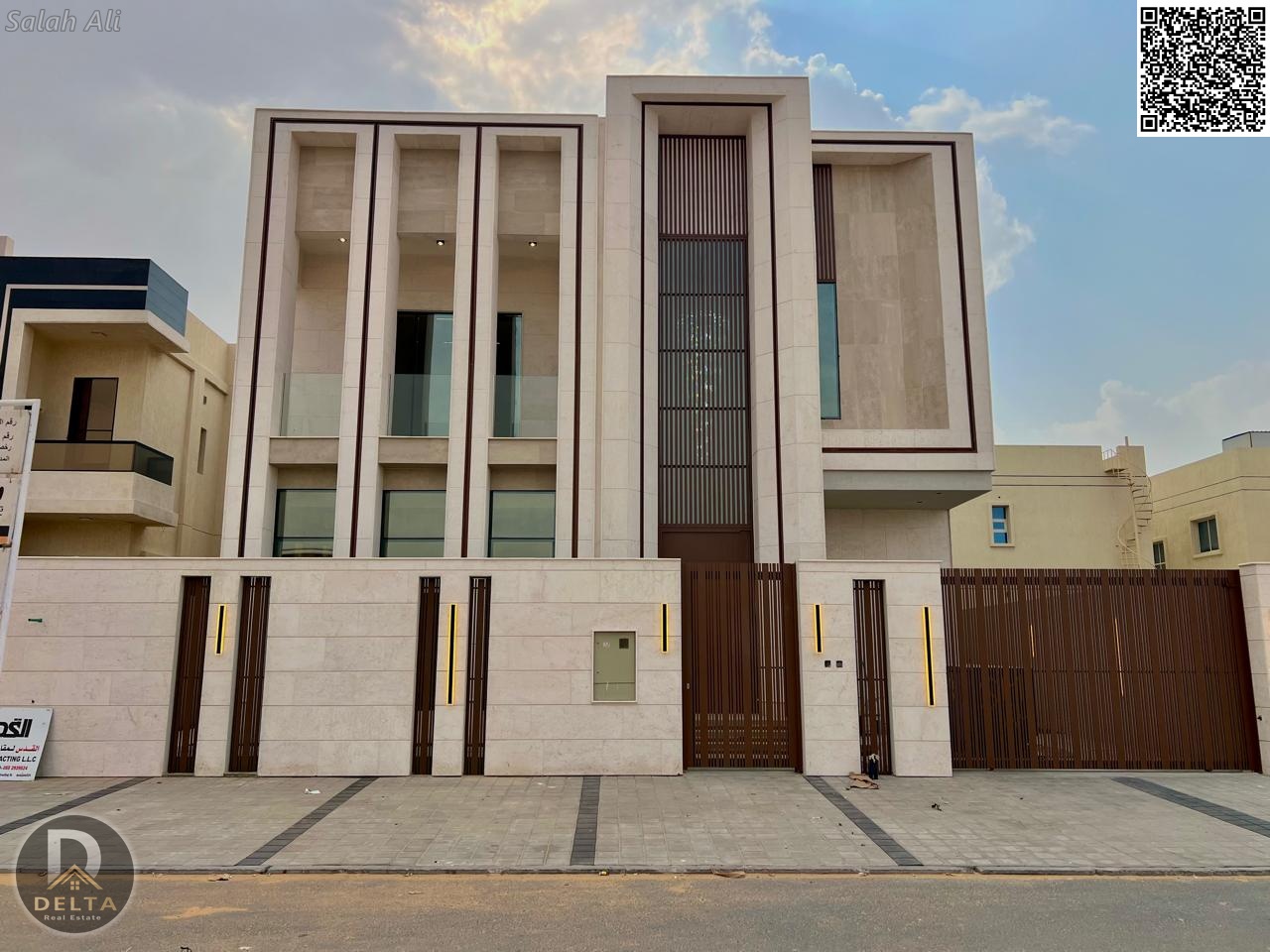 A unique opportunity at an attractive price: a villa for sale in Ajman – first occupant, super deluxe finishing, including air conditioning and no ann