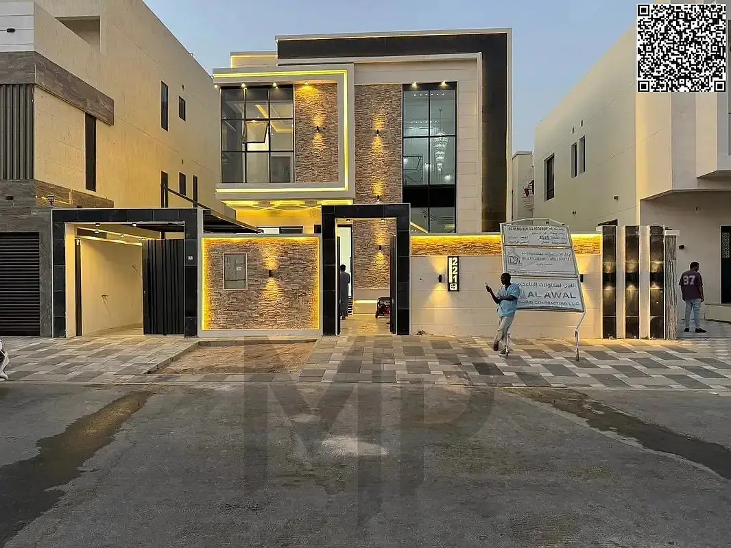 Luxury villa with excellent finishes in the Al Yasmin area, directly next to Al Hamidiya Park - freehold ownership for all nationalities