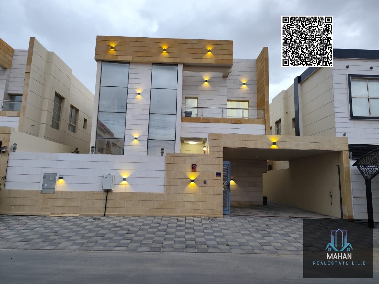 A V. I. P Deluxe villa for annual rent located in the prestigious Al Yasmeen area, Ajman, offering an exceptional residential environment characterized by tranquility, elegance, and convenient access to all essential services and main roads.