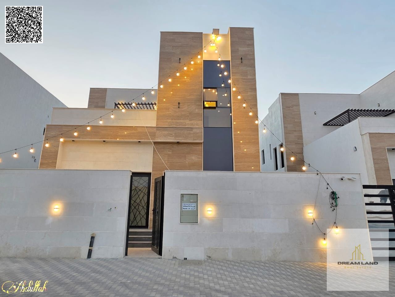 Luxury modern two-story villa, including registration and ownership fees, high-end finishes, and freehold ownership for all nationalities.