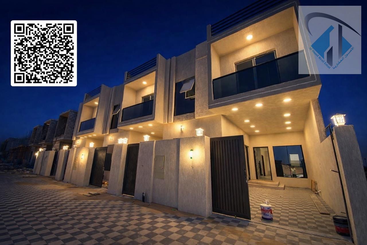 Villa in one of Ajman's most prestigious areas, freehold ownership for all nationalities, registration fees included.