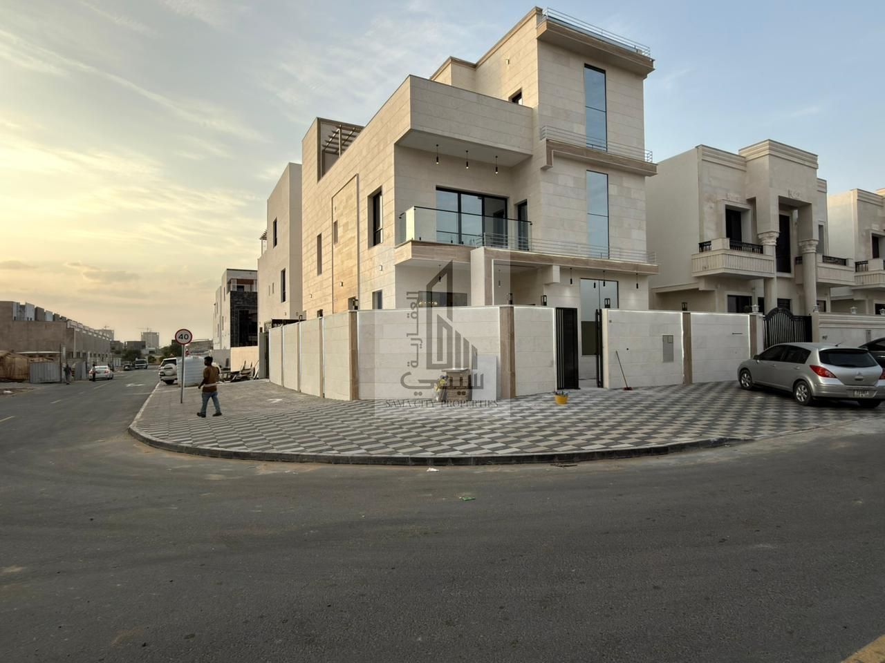 Villa for sale in Al-Haliyo 2 area, opposite Azha project.