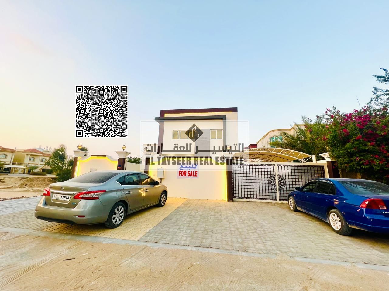 Villa for sale in Al Rawda 1 area, near Makkah Street and close to all services, with a large outdoor setbac