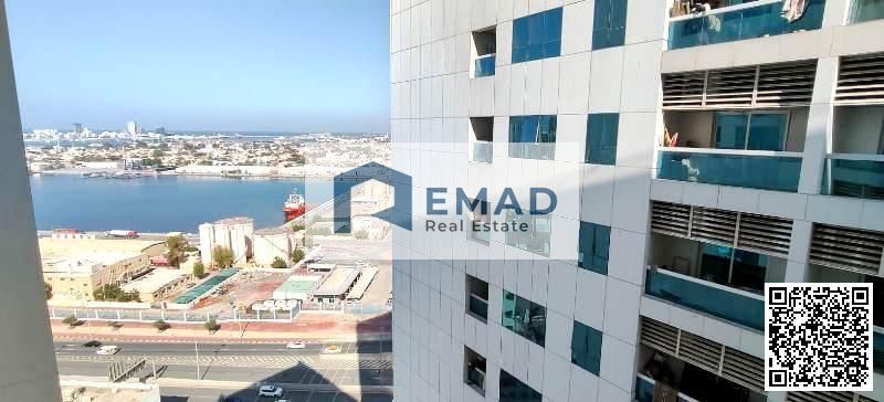 Sea View 1 Bed Hall With Parking | Ajman Pearl Towers