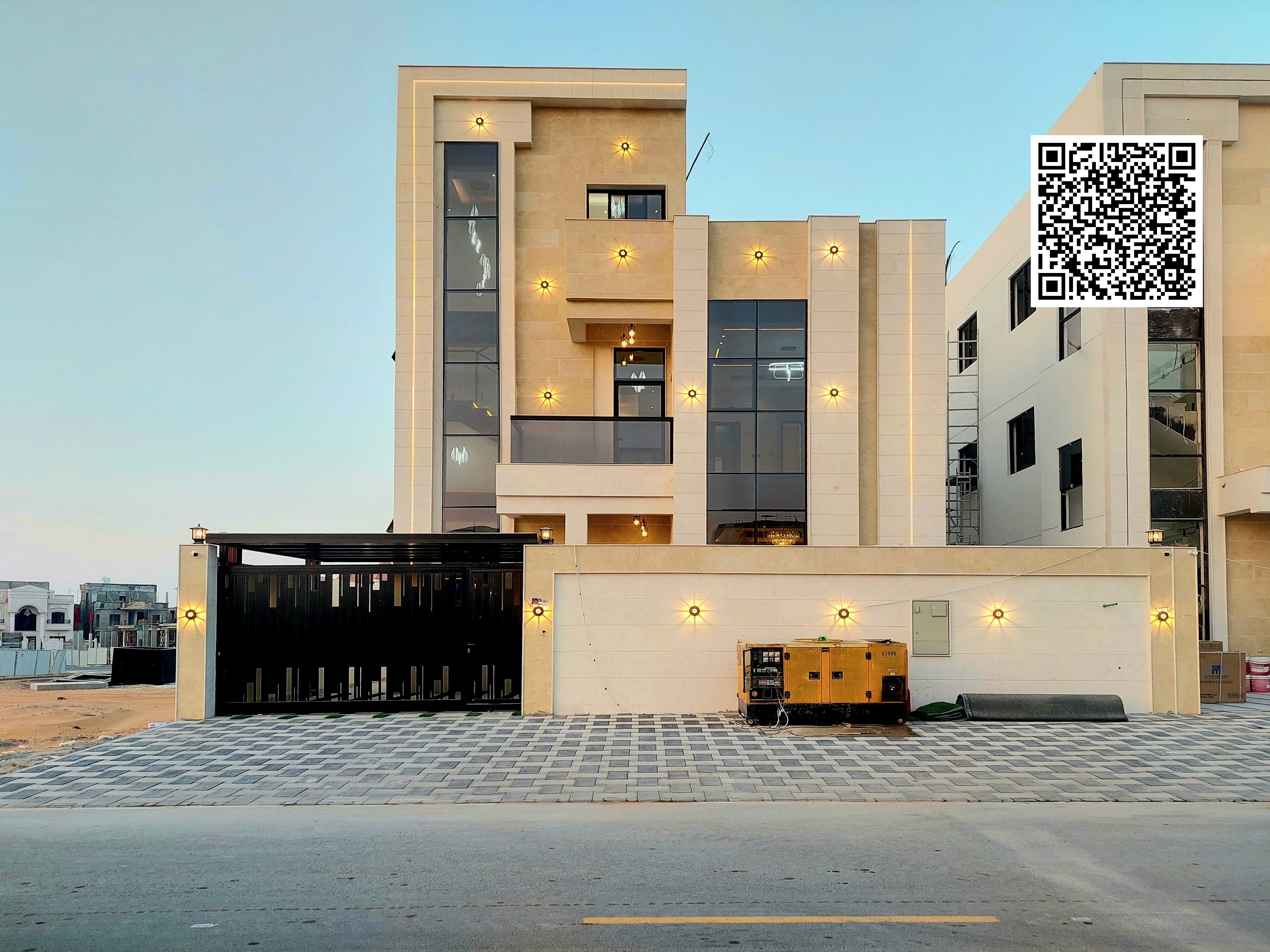 For sale: Modern villa in a prime location, registration fees included, freehold ownership with bank financing available.