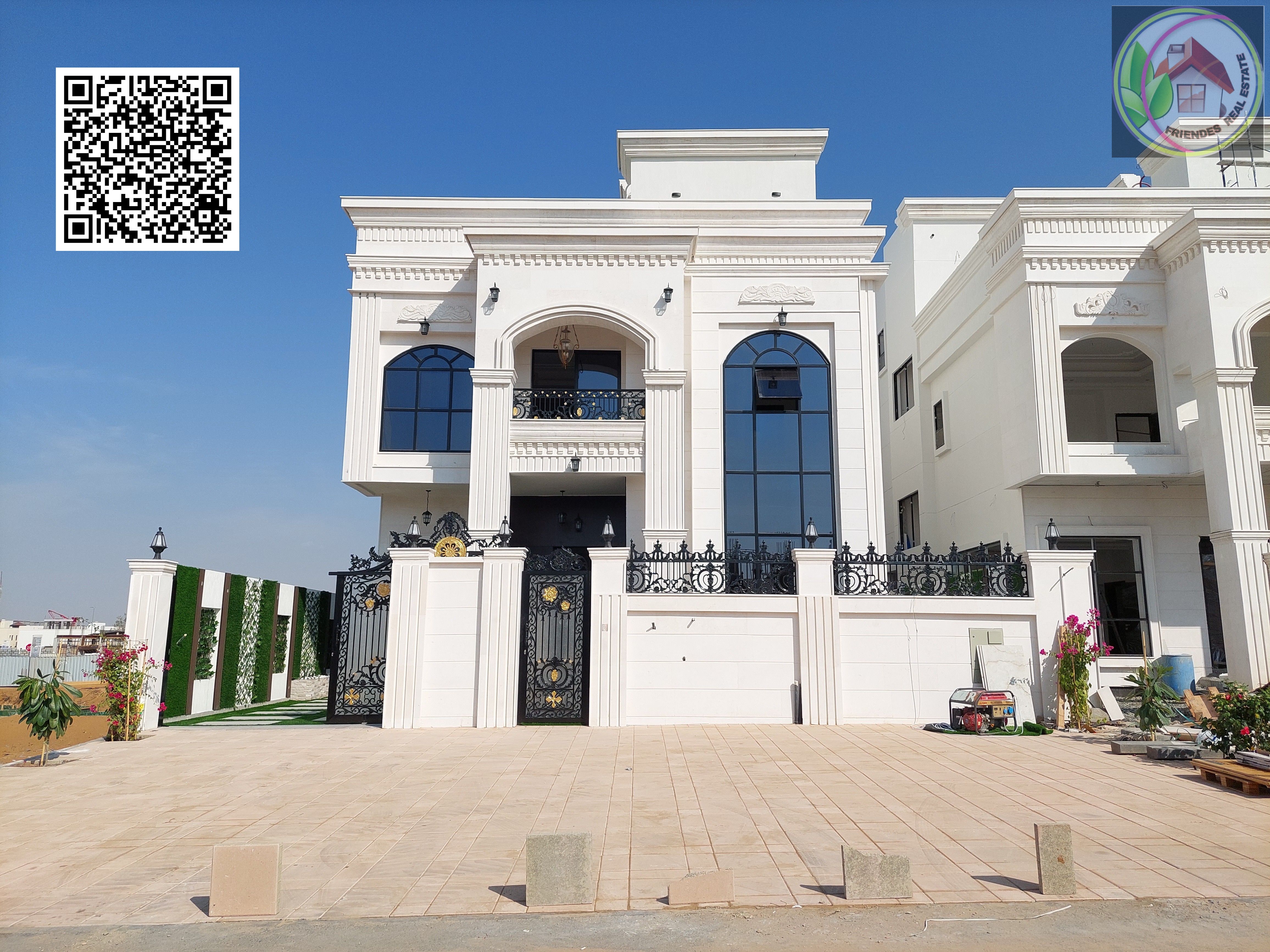 Classic design villa for sale, registration fees included, freehold ownership with bank financing available.