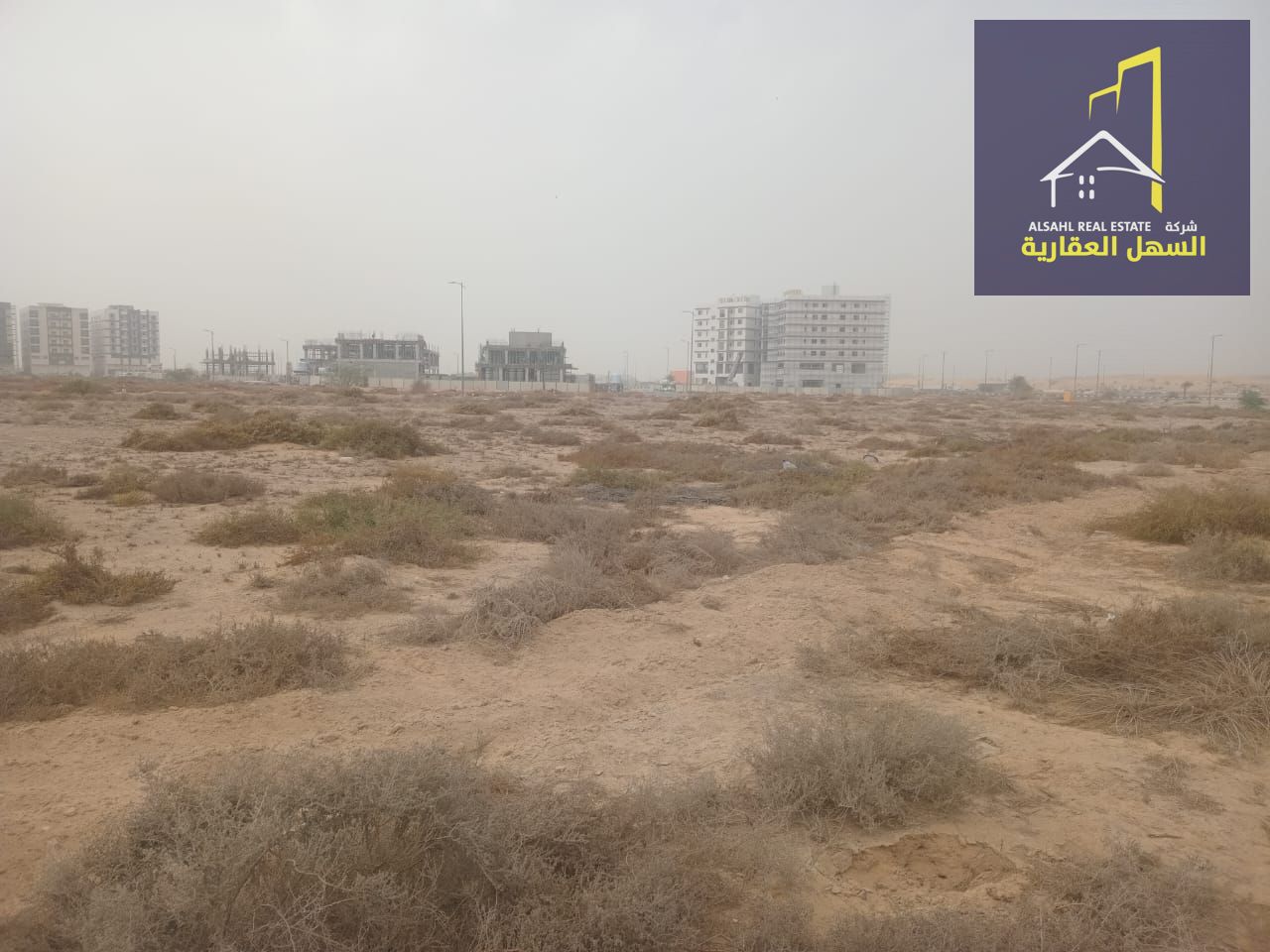 For Sale – Residential Land in Tilal City, Sharjah (Al Suyoh District) Residential plot with an approved building permit for Ground Floor + 3 floors.