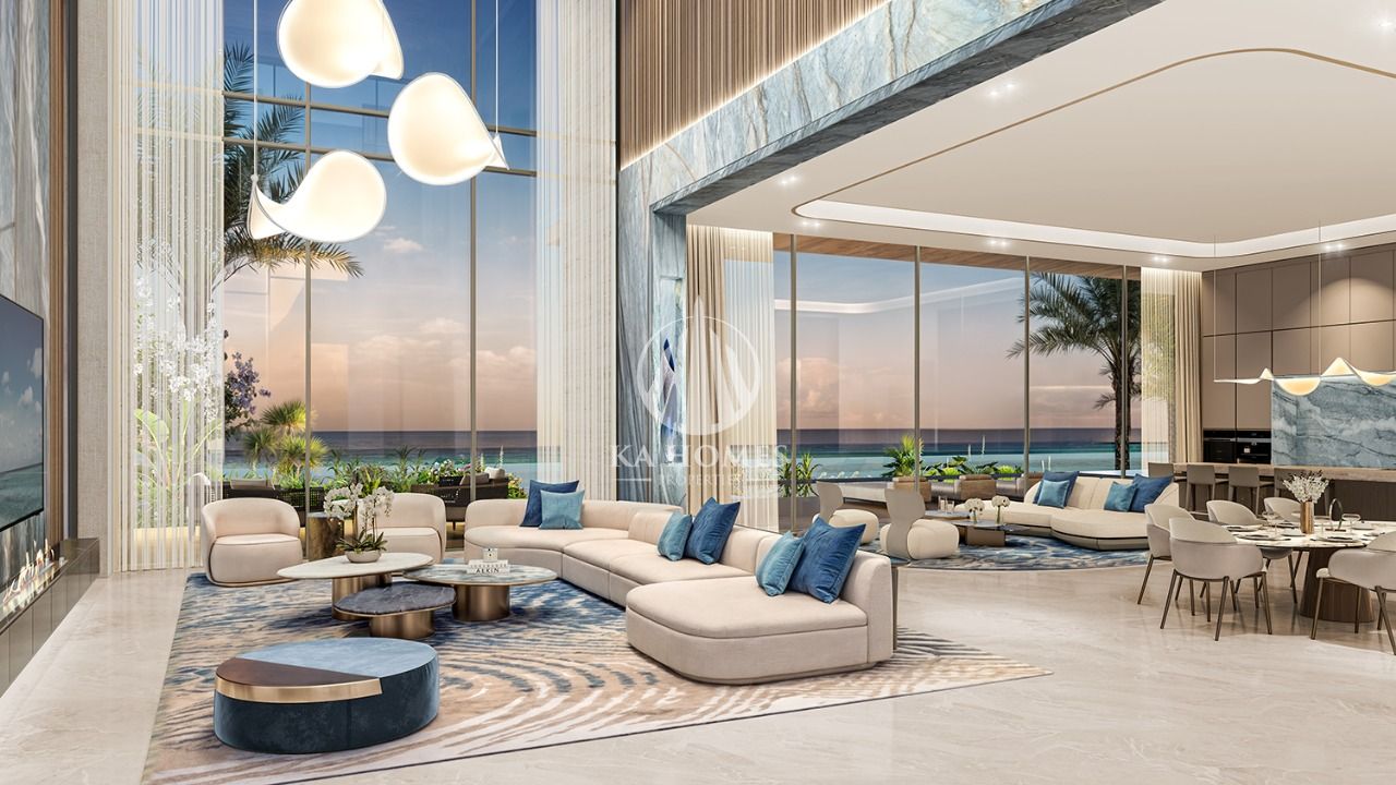The luxury of living in a seaside palace with the highest degree of privacy