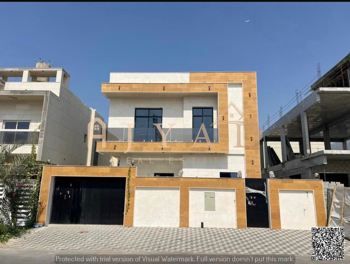 Villa for sale directly from the owner in Ajman – Al Yasmeen area. Prime location close to all services and near Al Rahmaniya Road, opposite the mosqu