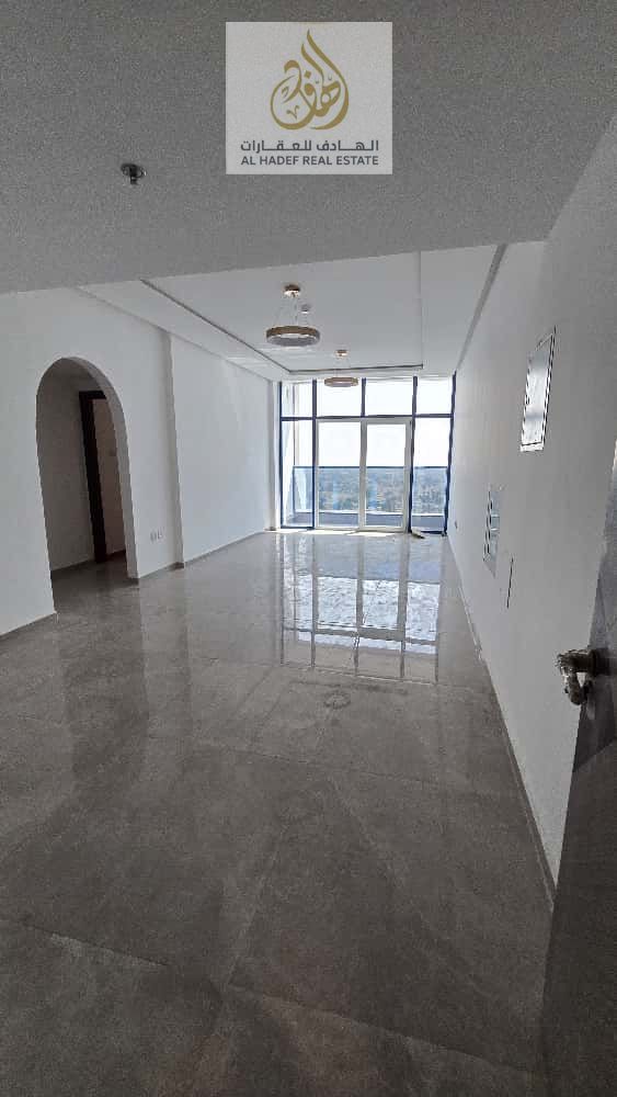 Two bedrooms and a living room with two bathrooms, first occupancy, excellent location and superb sea view with top-quality finishes
