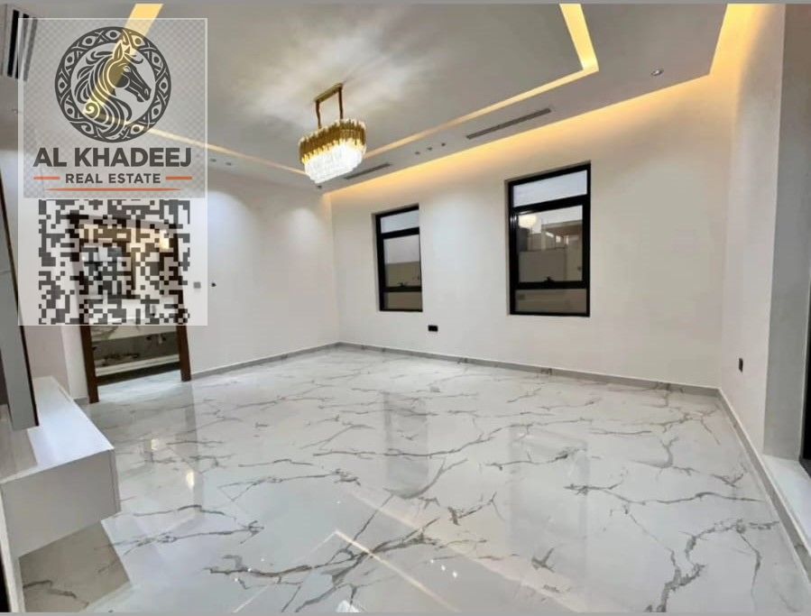 Luxury villa with 4 master bedrooms and high-end modern finishes for annual rent in Al Zahia