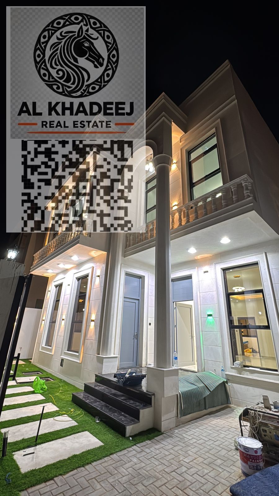 Luxury Villa for Sale in Al Helio 2 Ajman 5 Master Bedrooms Prime Main Road Location Elegant Design Negotiable Price