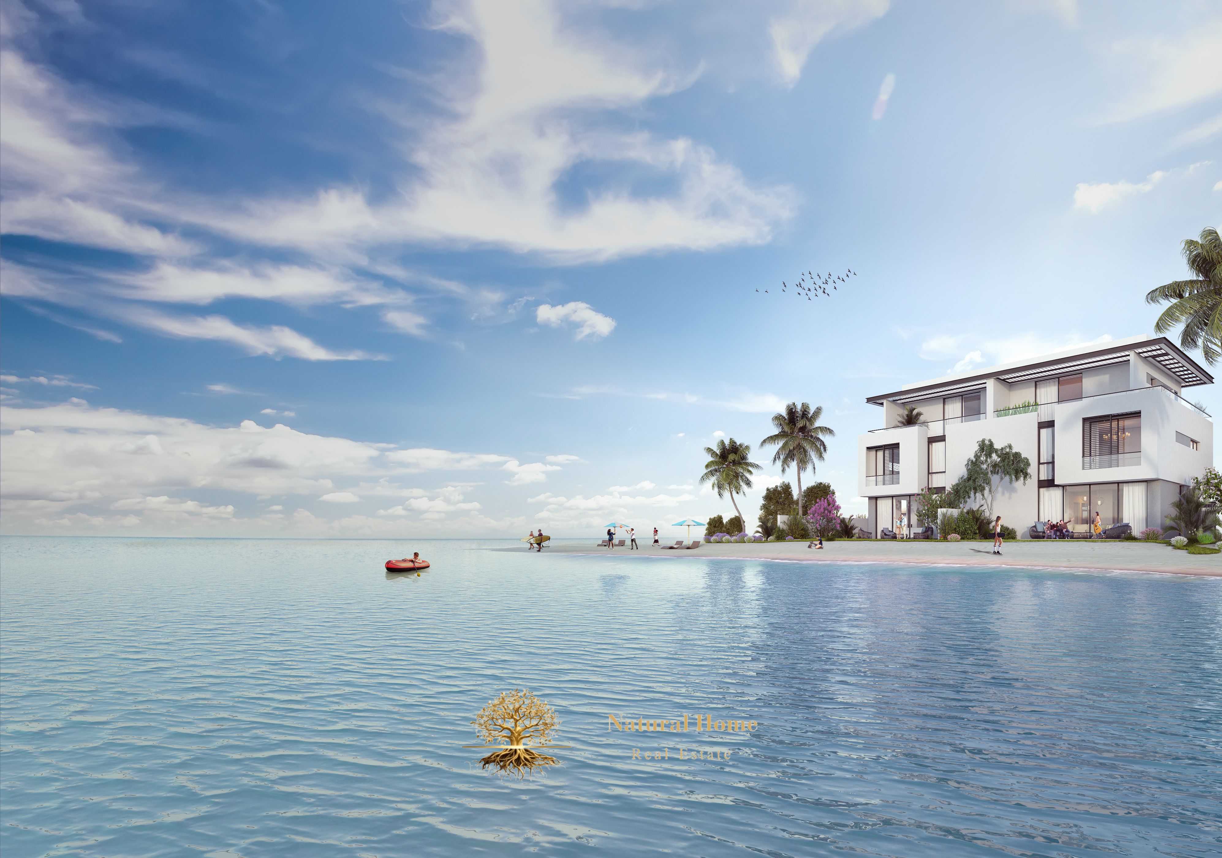 Beach View | High ROI Sun Island Villa | Freehold | Prime Waterfront Location | 3 years Post Handover Payment