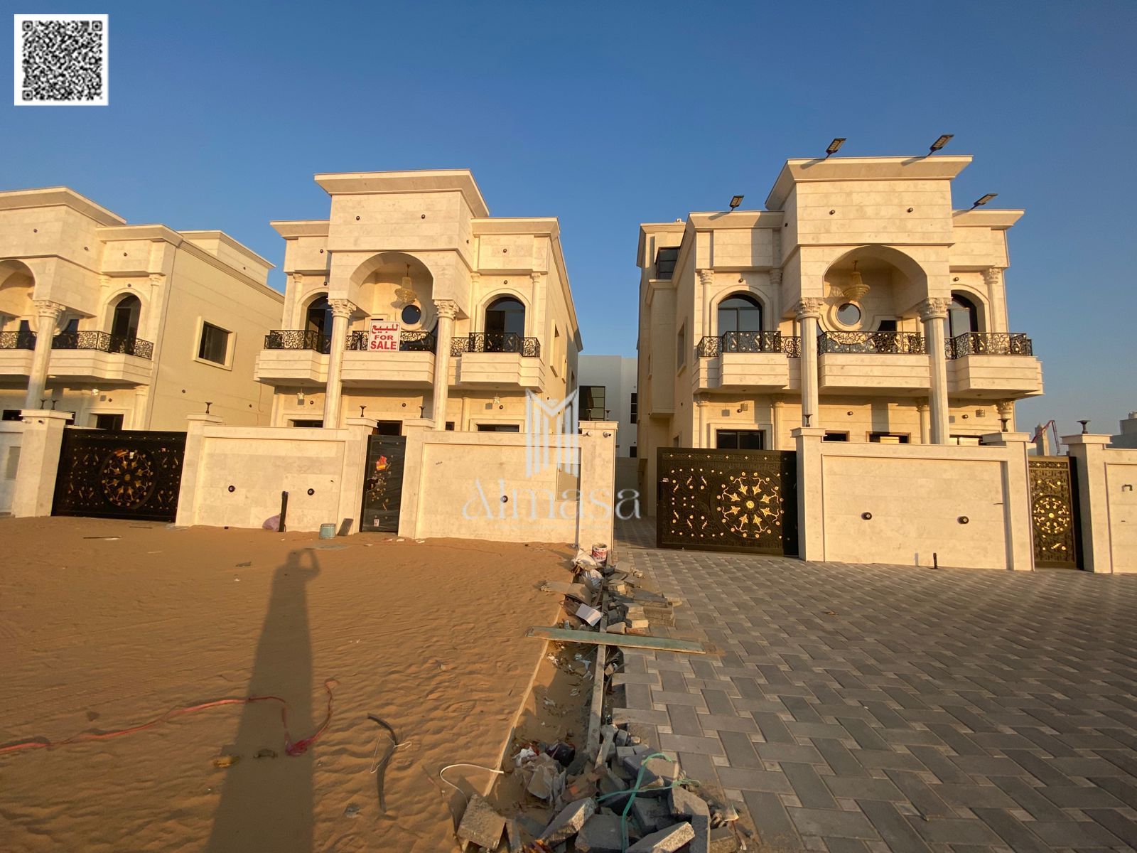 Luxury Villa for Sale in Al Zahya – Ajman | 5 Master Bedrooms + Majlis + Living Room + Rooftop | BUA: 3,500 sq. ft | AED 1,900,000 All-Inclusive (Negot