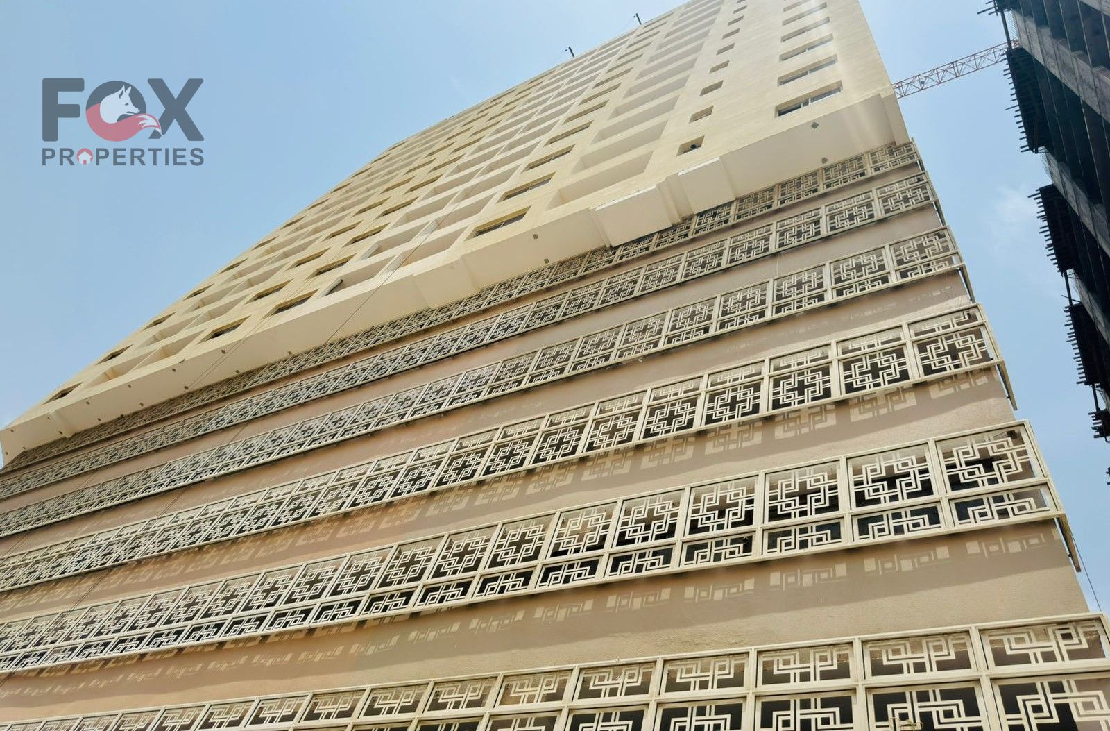Luxury 1 Bedroom Apartment for Sale in Al Amerah FAM Tower, Ajman – Pool and Street View