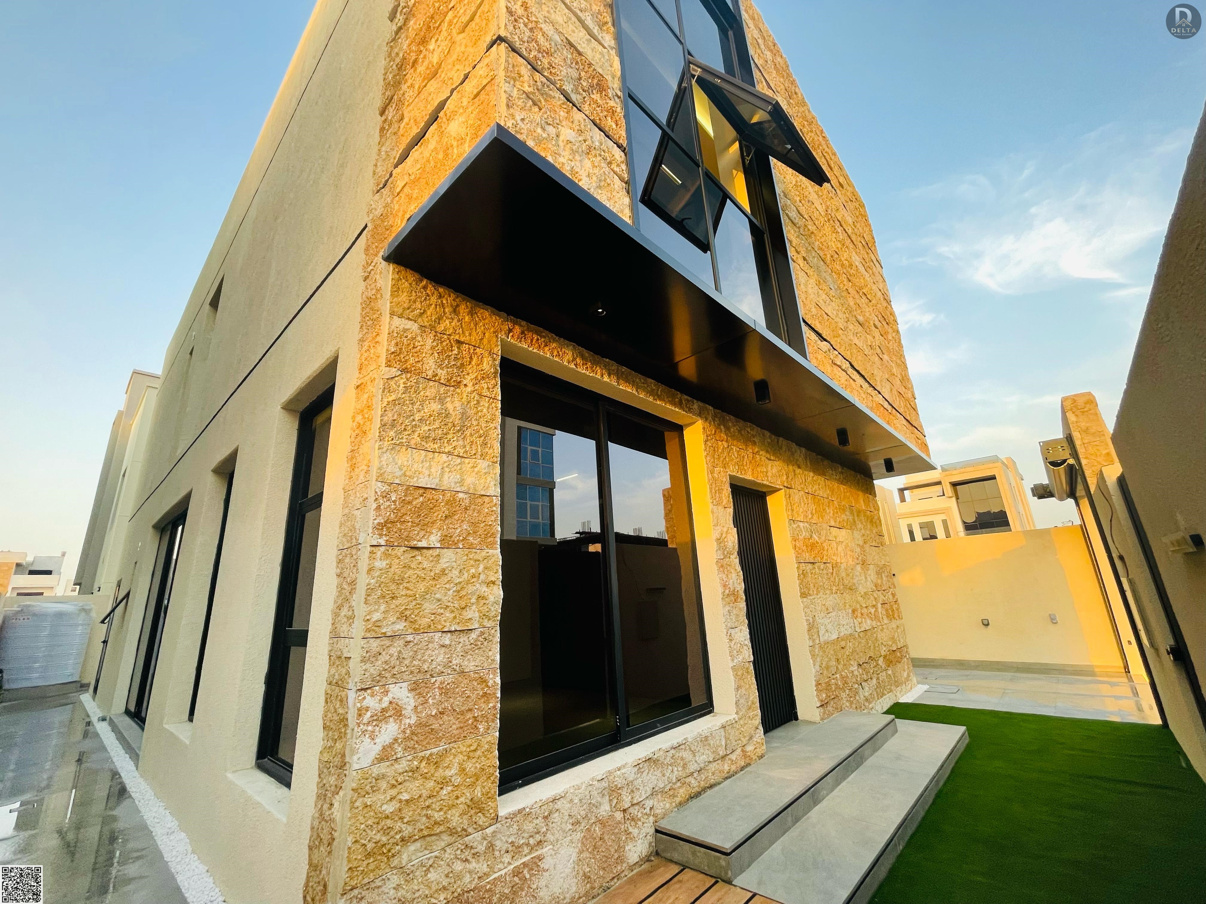 A villa with a classic design and modern touches, featuring a prime location and a large setback in front of the villa, at a special price including r
