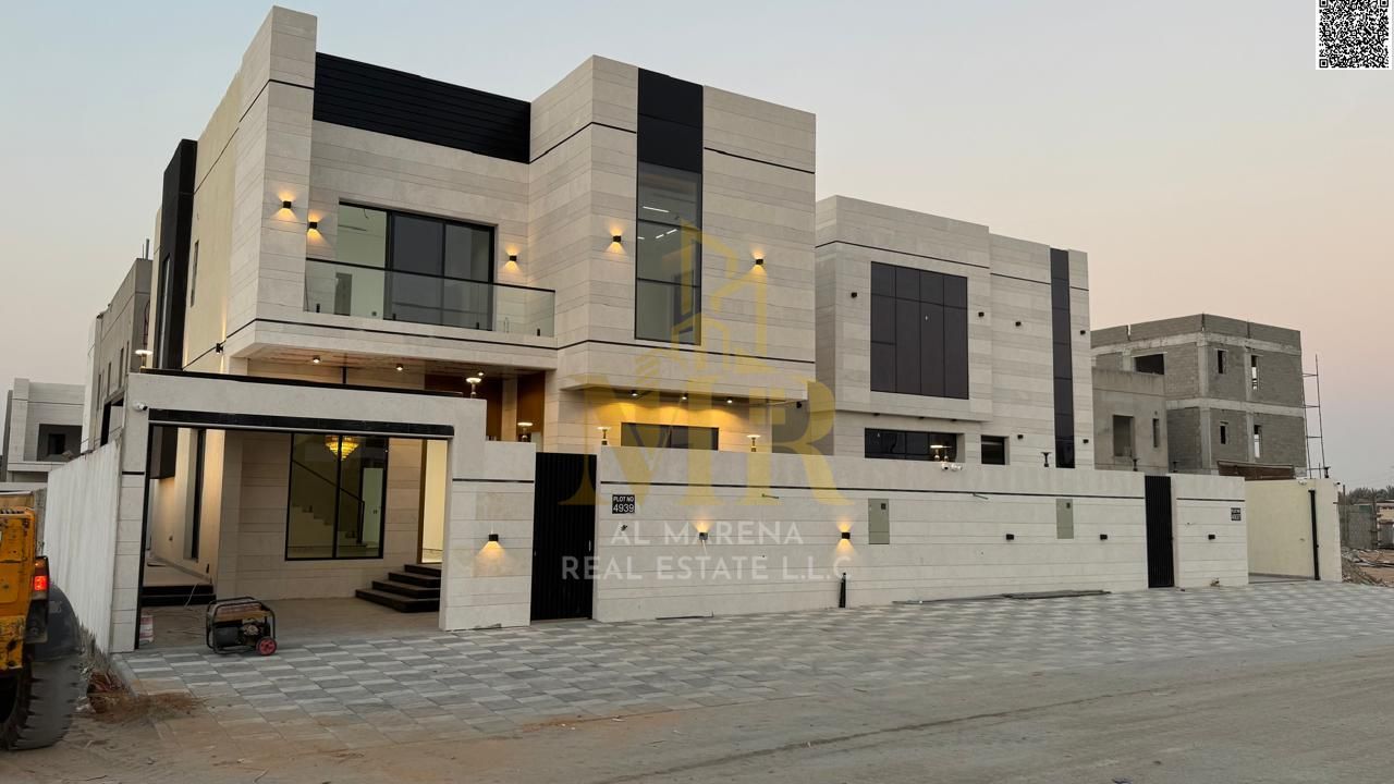 Villa for sale, including registration and ownership fees. Modern finishing, excellent location. The villa is in the Al Bahia area, freehold ownership