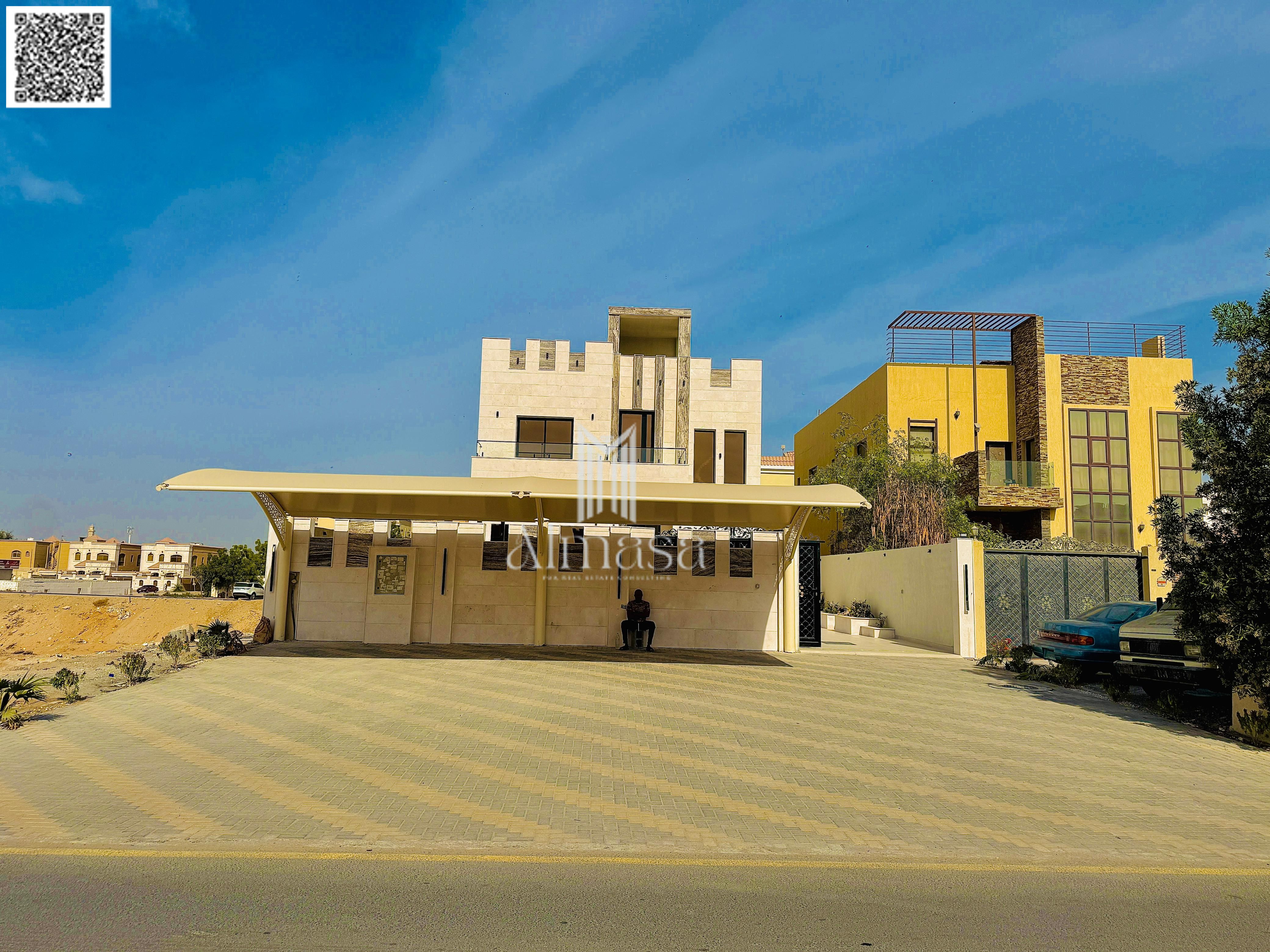 For sale a luxury villa in a prime strategic location in Al Mowaihat 1 Ajman the villa is ideally situated in the heart of all services and public fac